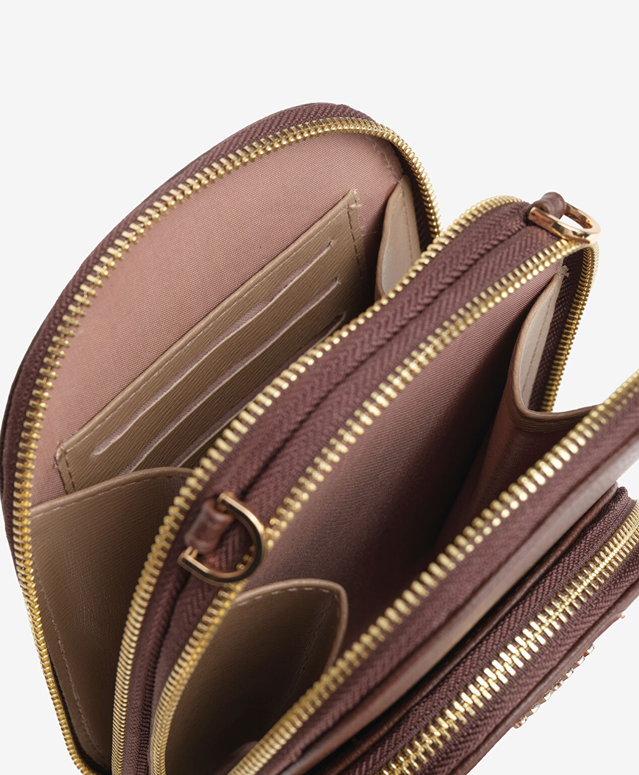 Kadın Kahverengi Çapraz Çanta - 5