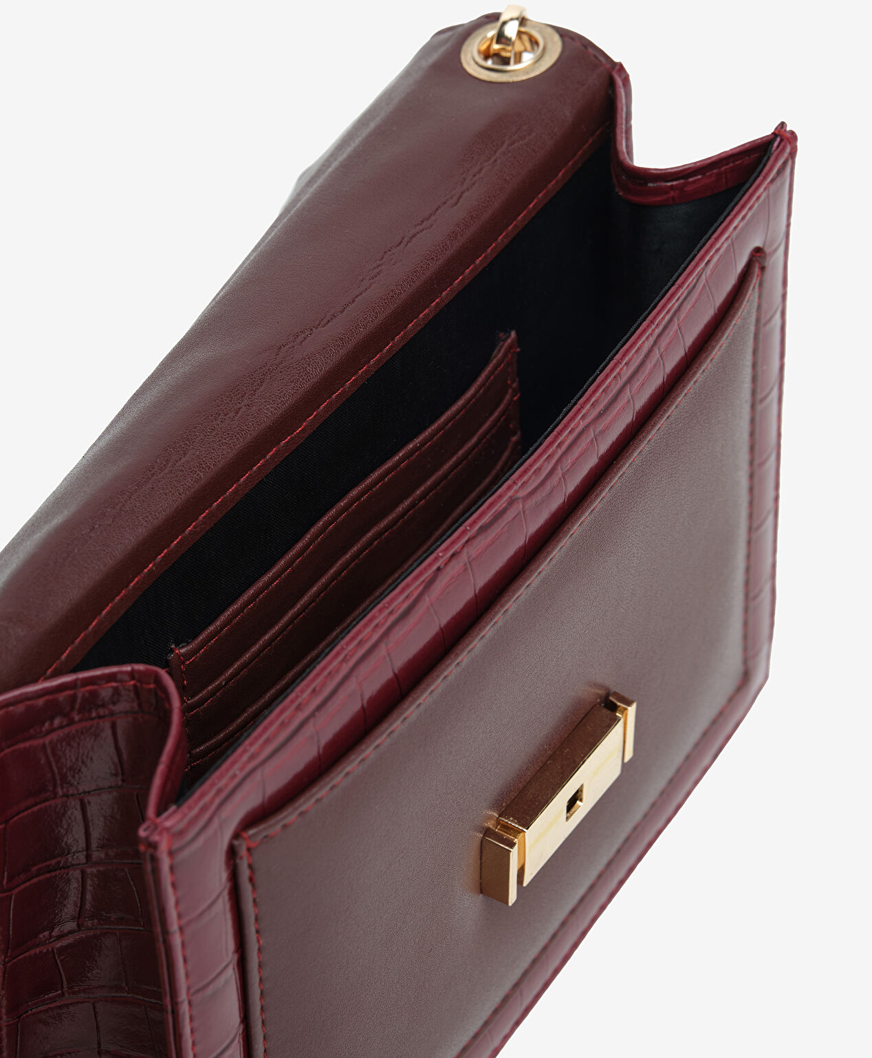 Kadın Bordo Çapraz Çanta - 5