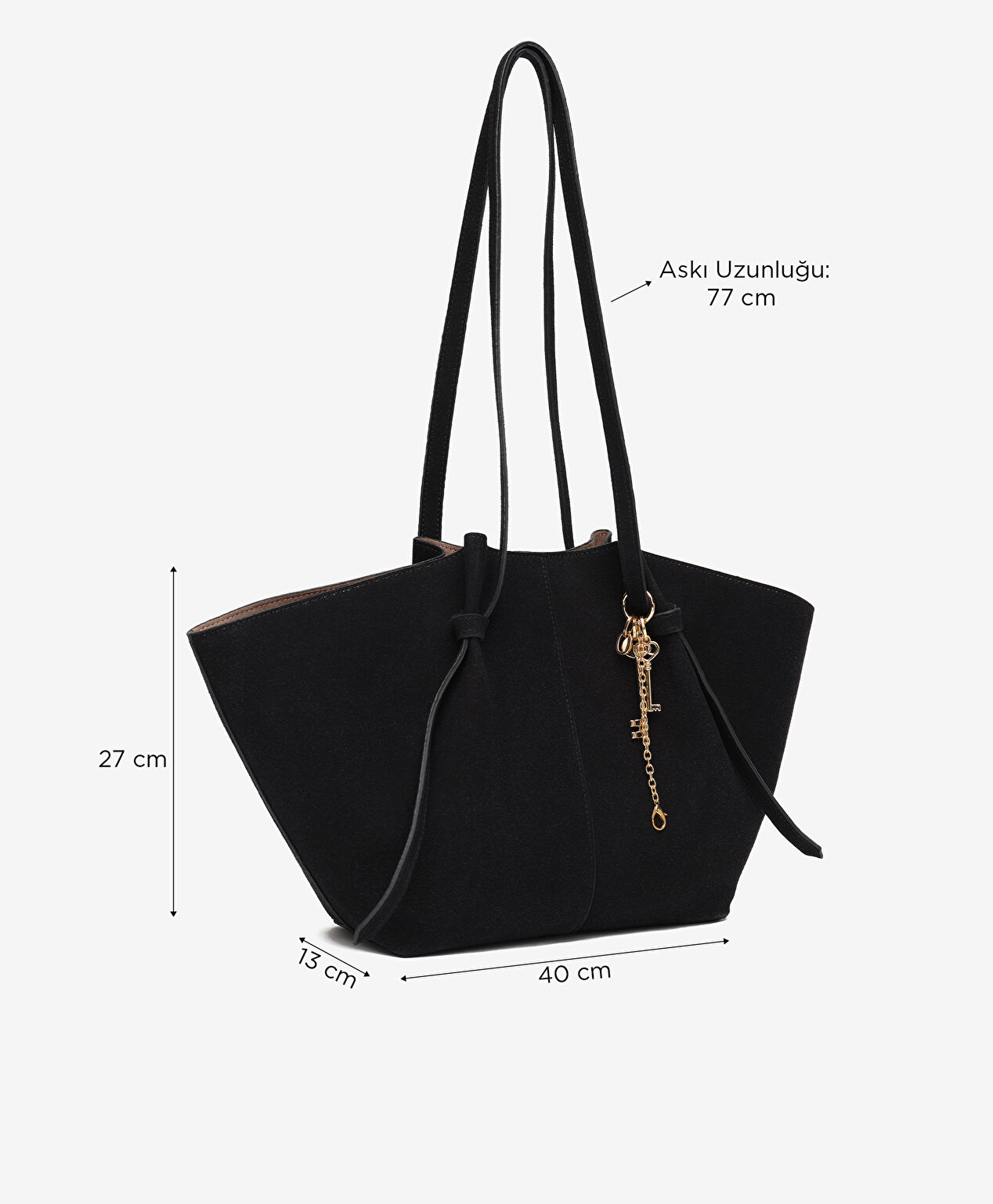 Kadın Siyah Omuz Çantası - 2