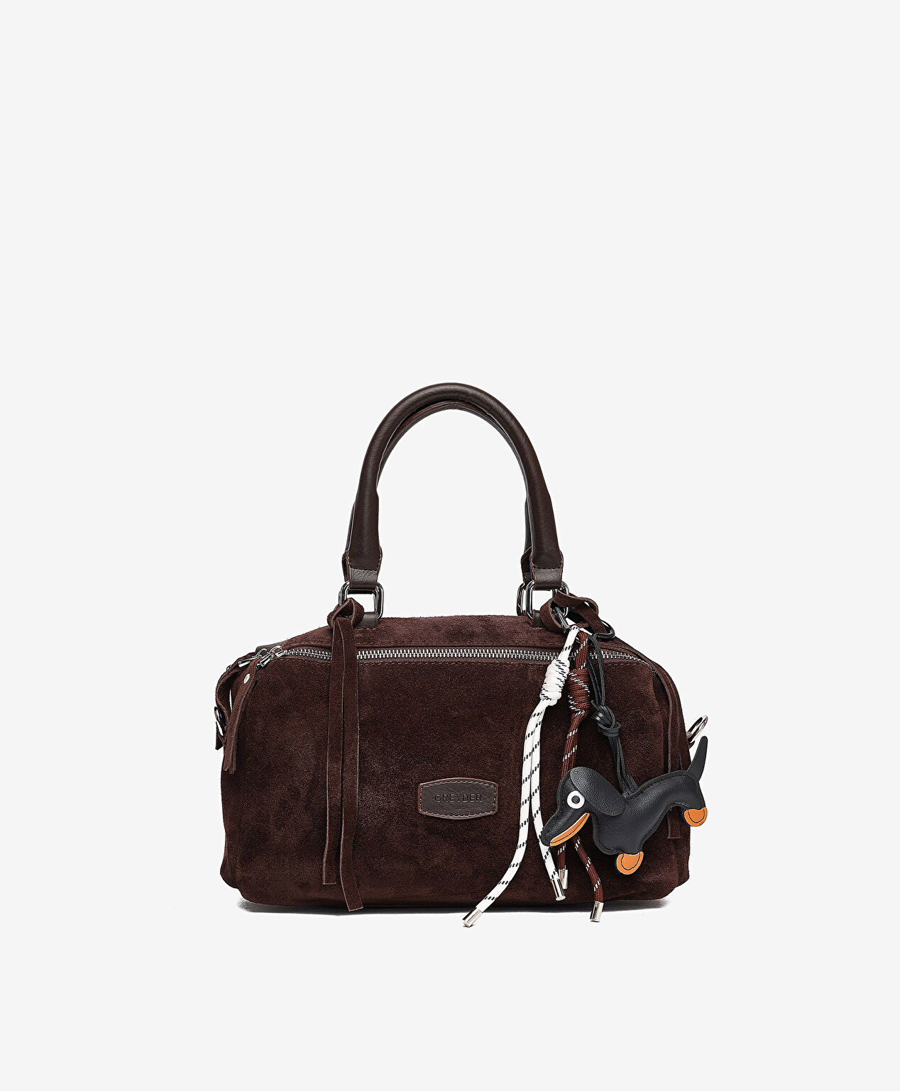 Kadın Kahverengi Hakiki Deri Çapraz Çanta - 1