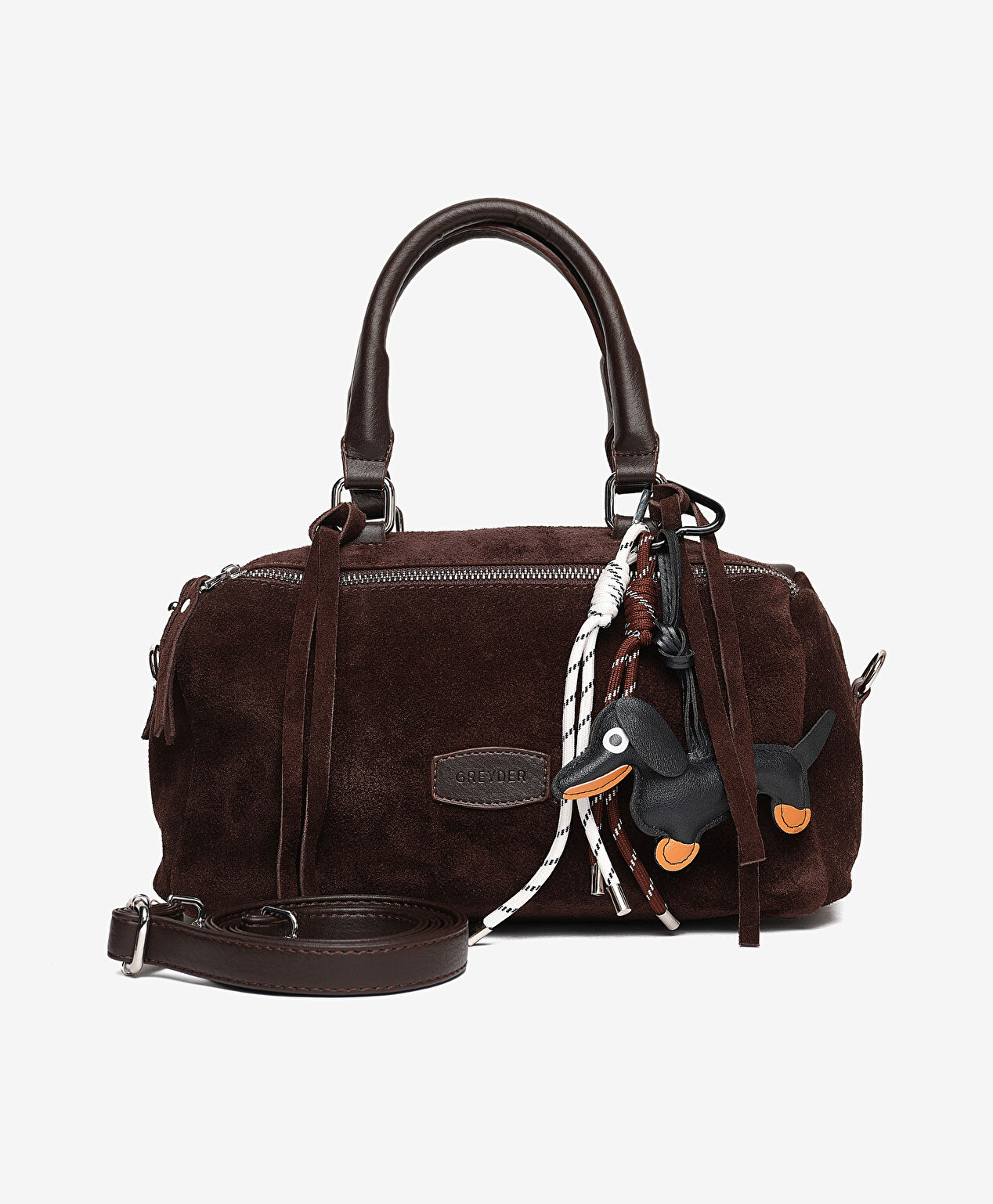 Kadın Kahverengi Hakiki Deri Çapraz Çanta - 3