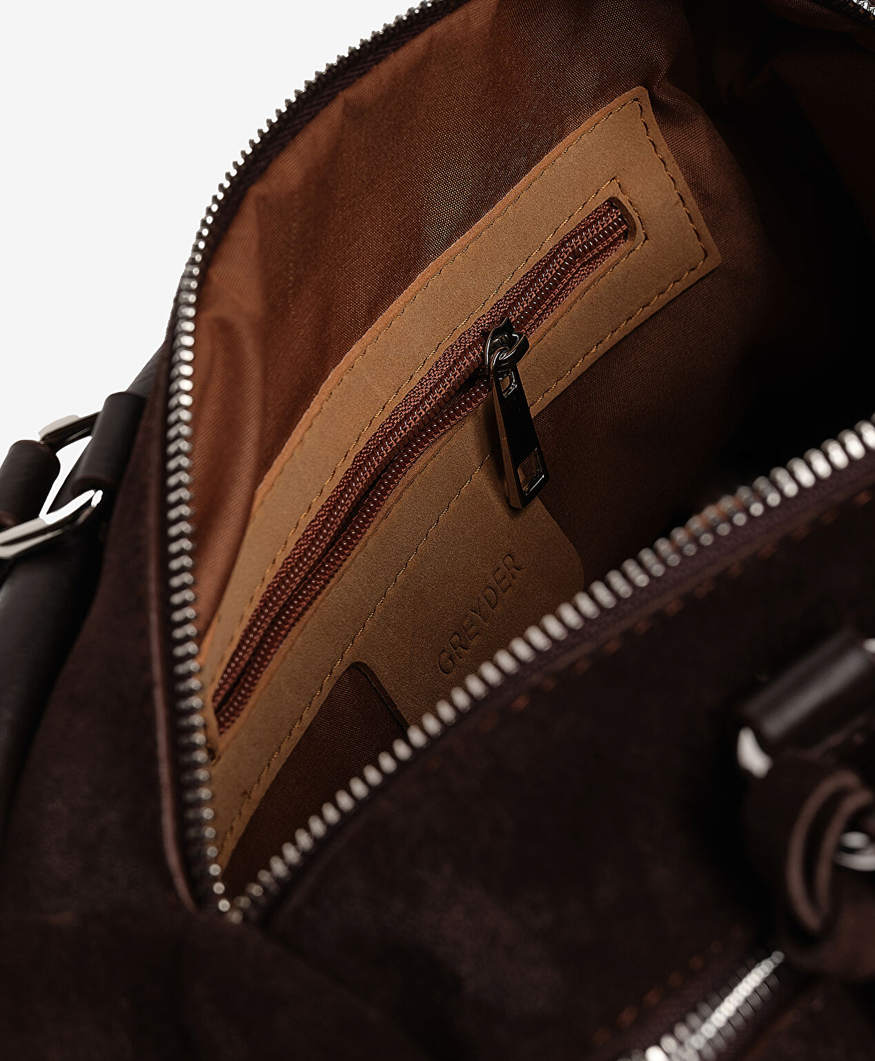 Kadın Kahverengi Hakiki Deri Çapraz Çanta - 5