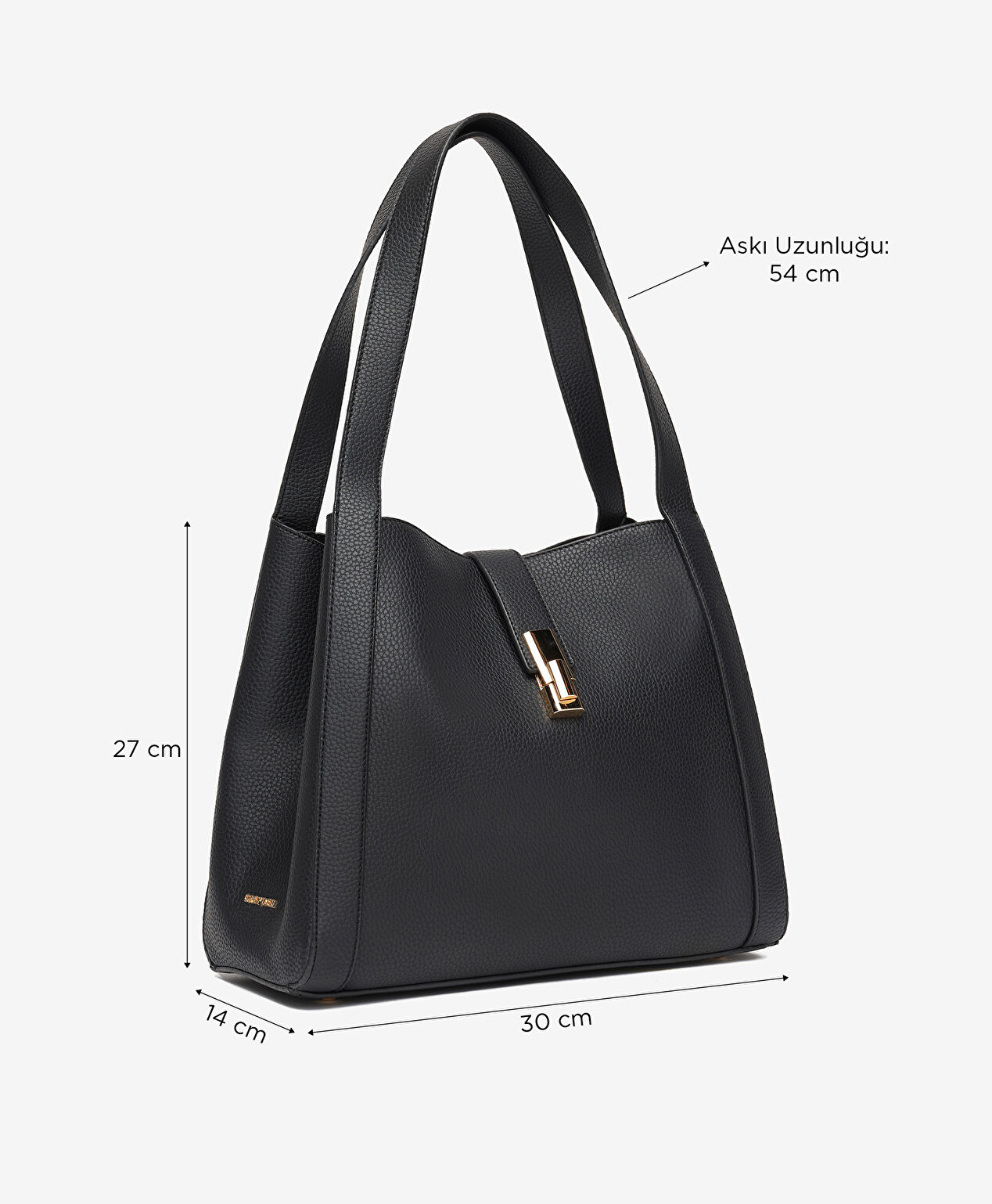 Kadın Siyah Omuz Çantası - 2