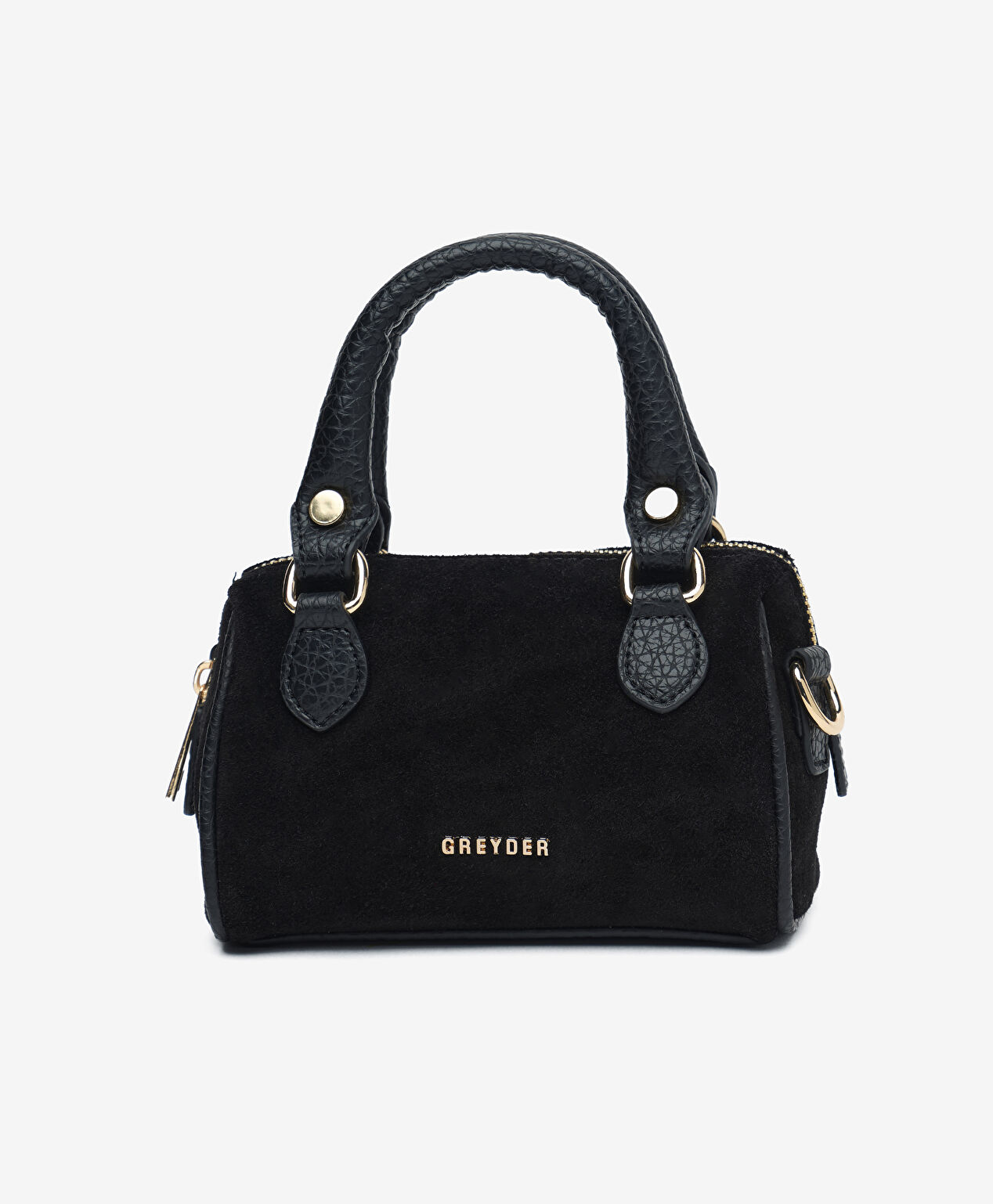 Kadın Siyah Hakiki Deri Çapraz Çanta - 1