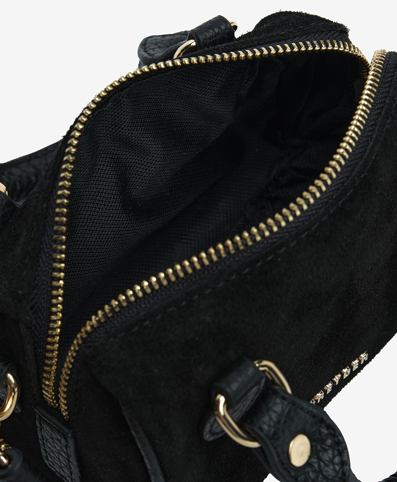 Kadın Siyah Hakiki Deri Çapraz Çanta - 4