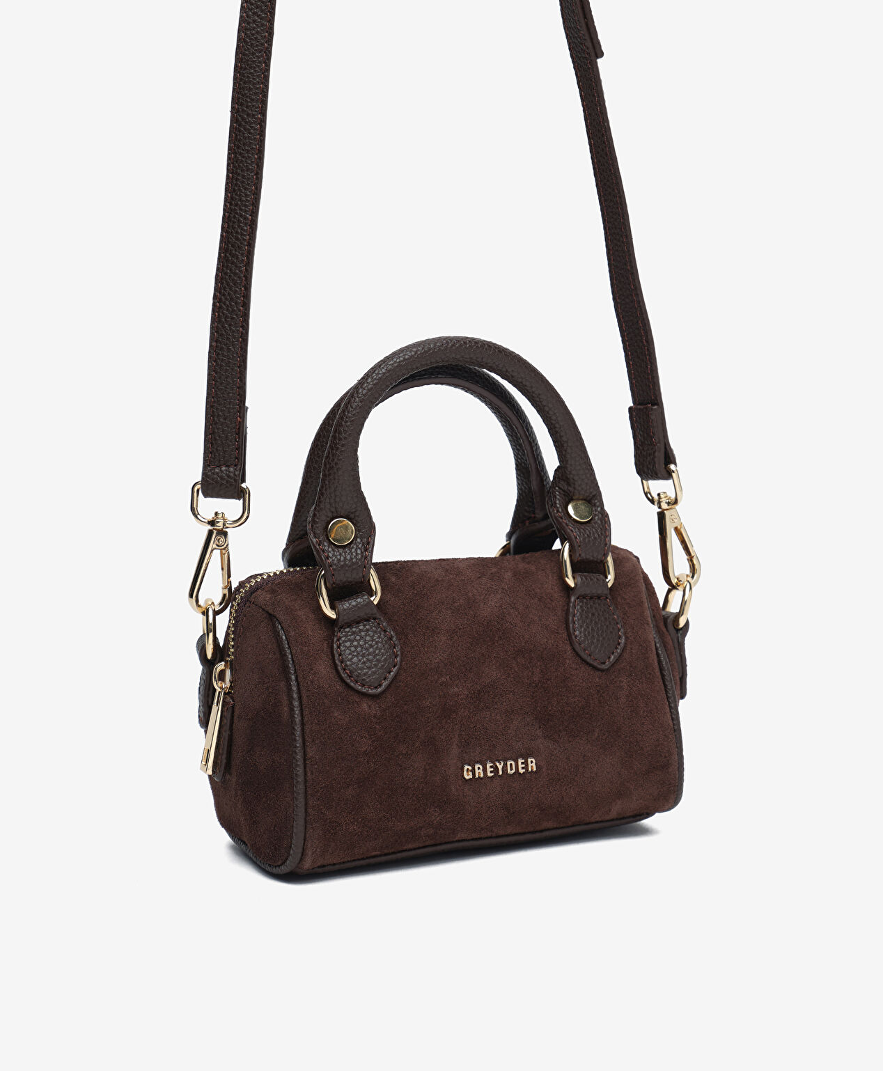 Kadın Kahverengi Hakiki Deri Çapraz Çanta - 2