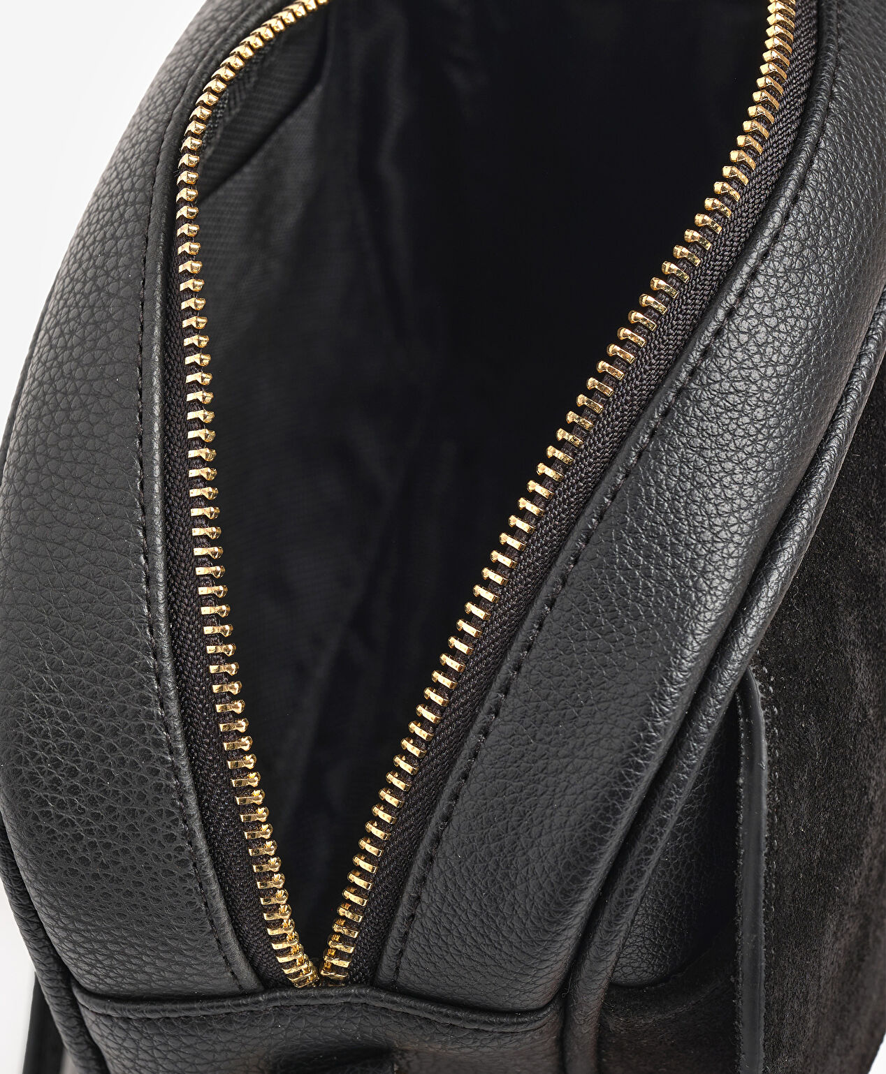 Kadın Siyah Hakiki Deri Çapraz Çanta - 6