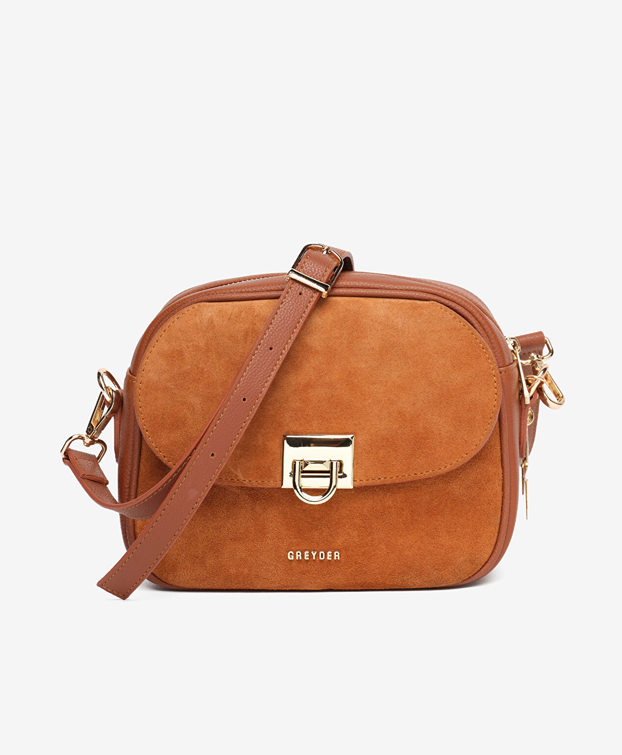 Kadın Taba Hakiki Deri Çapraz Çanta - 1