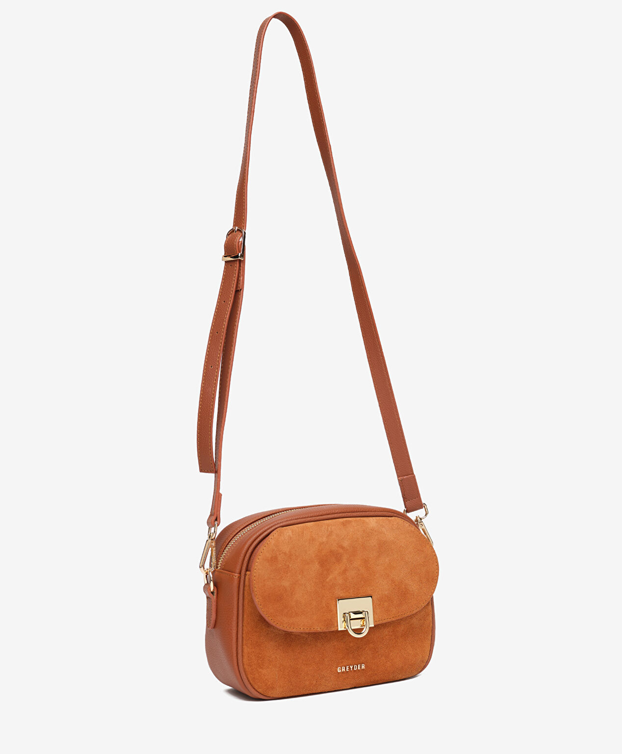 Kadın Taba Hakiki Deri Çapraz Çanta - 2