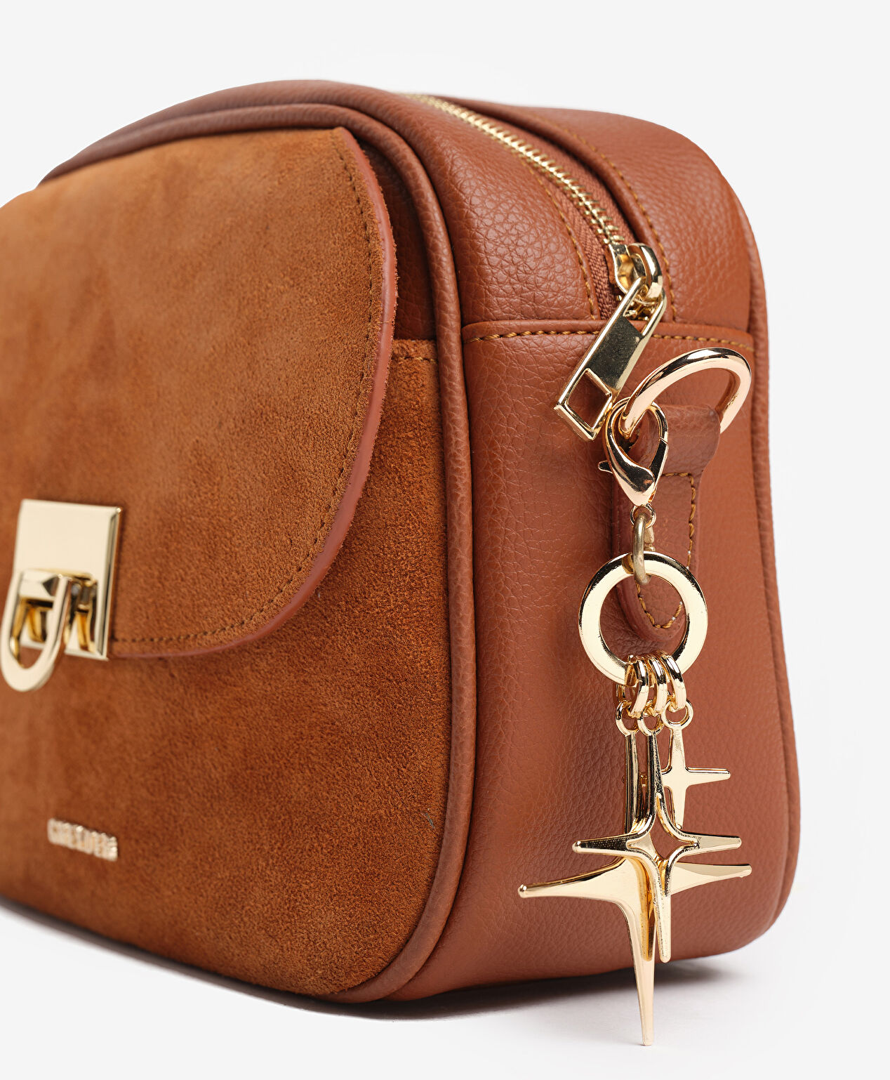 Kadın Taba Hakiki Deri Çapraz Çanta - 5