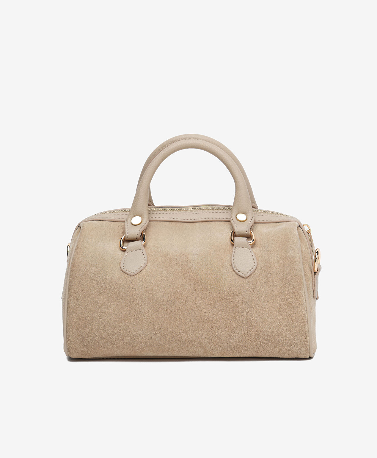 Kadın Bej Hakiki Deri Çapraz Çanta - 3