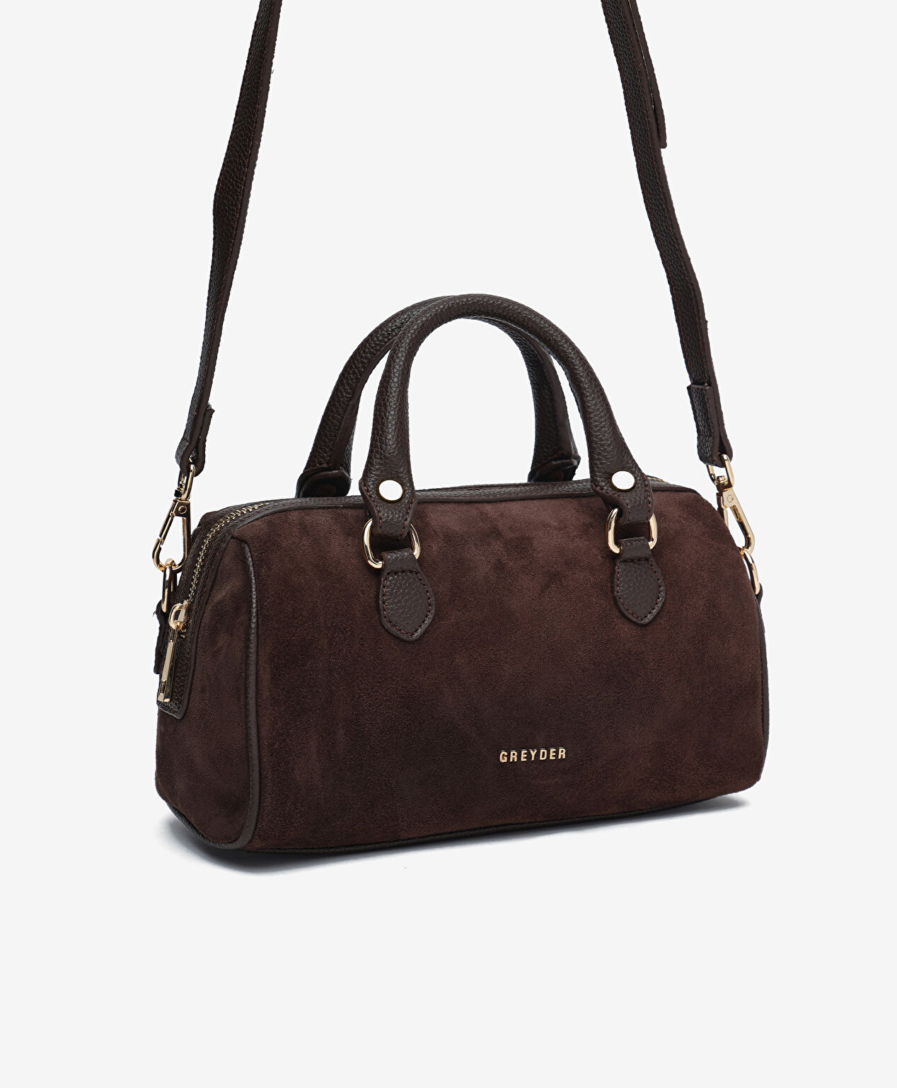 Kadın Kahverengi Hakiki Deri Çapraz Çanta - 2