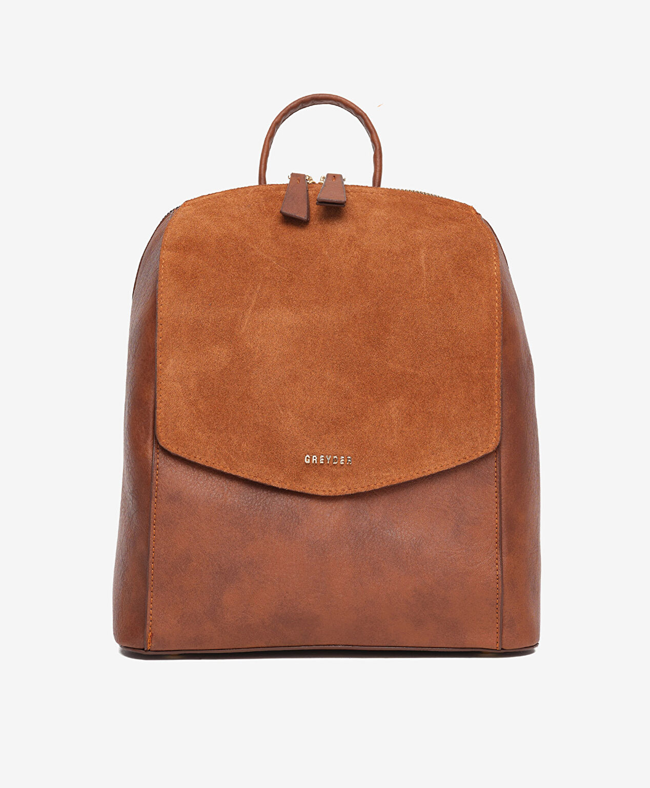 Kadın Taba Hakiki Deri Sırt Çantası - 1