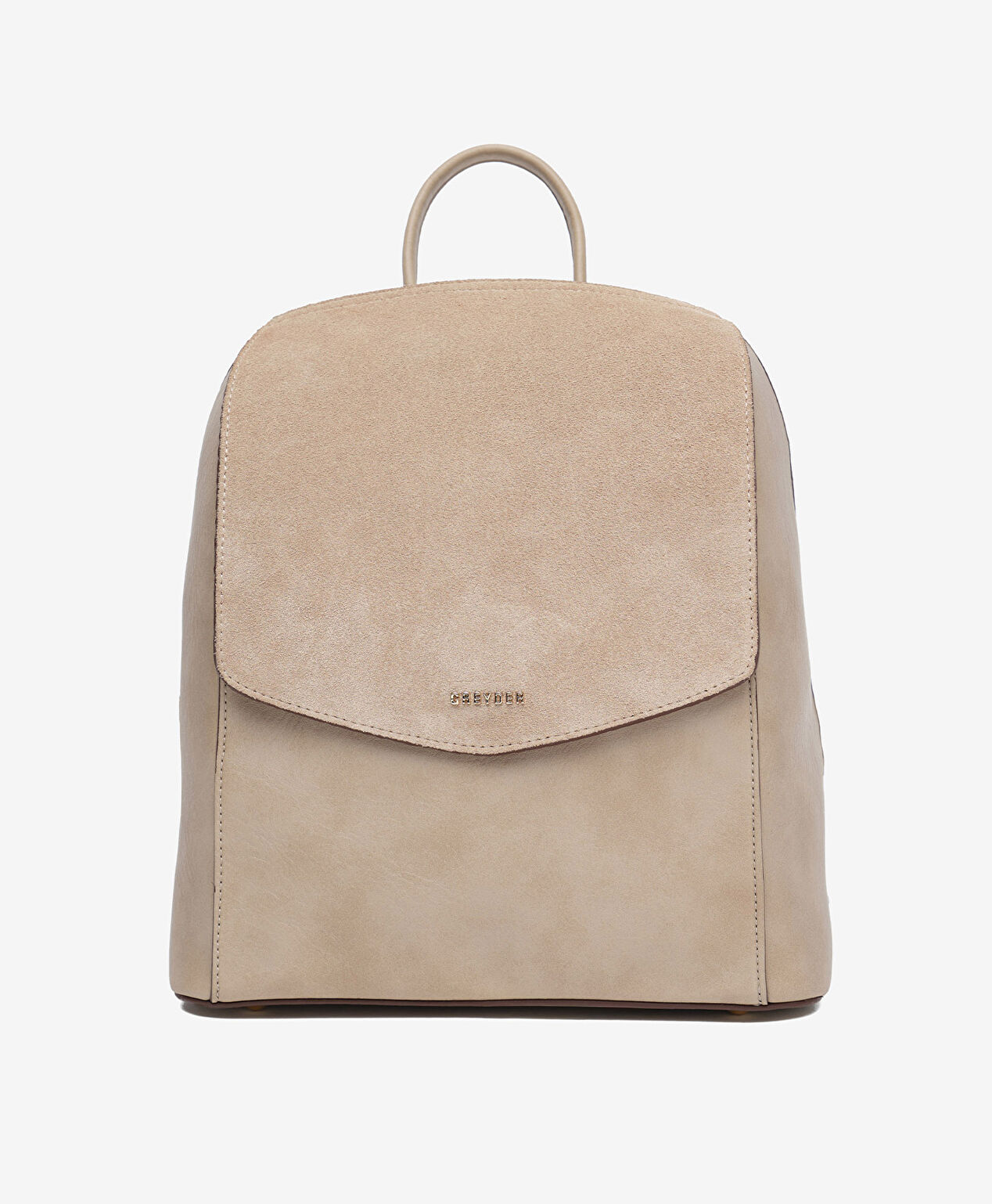 Kadın Vizon Hakiki Deri Sırt Çantası - 1