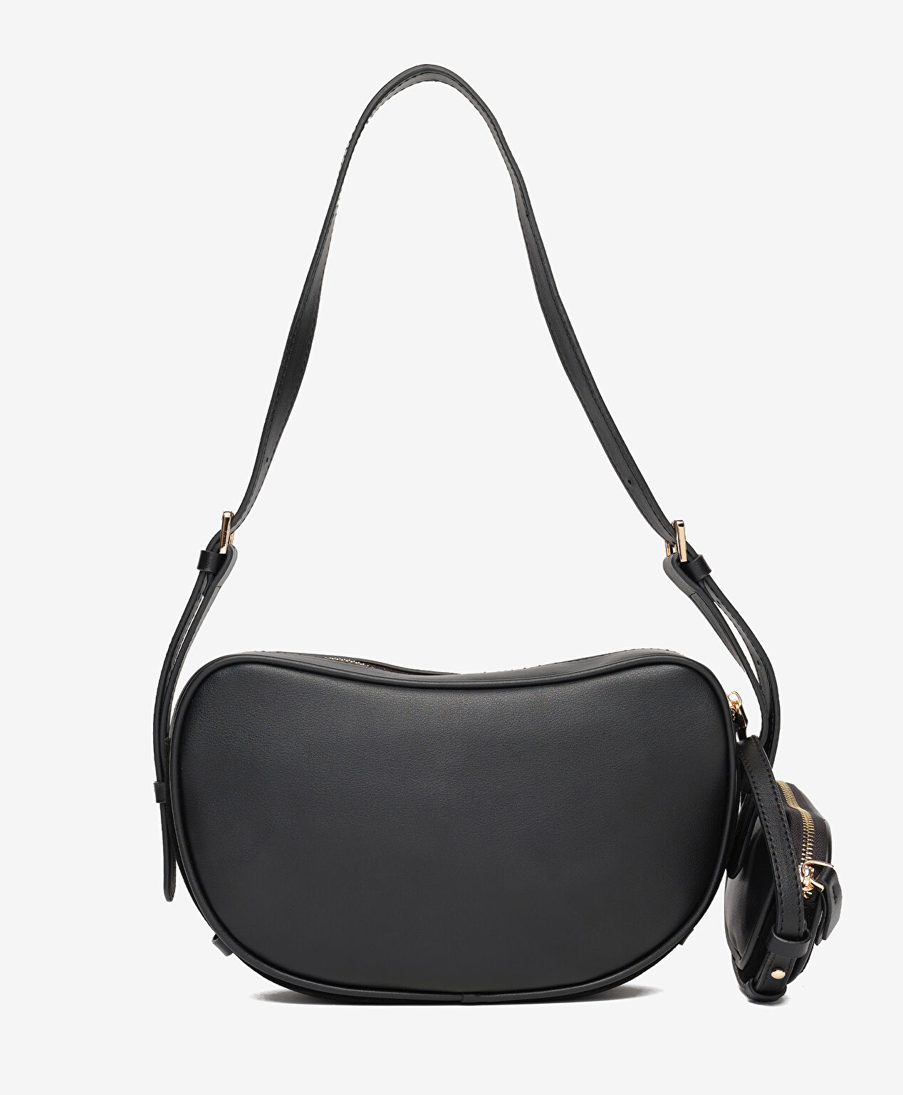 Kadın Siyah Hakiki Deri Çapraz Çanta - 3