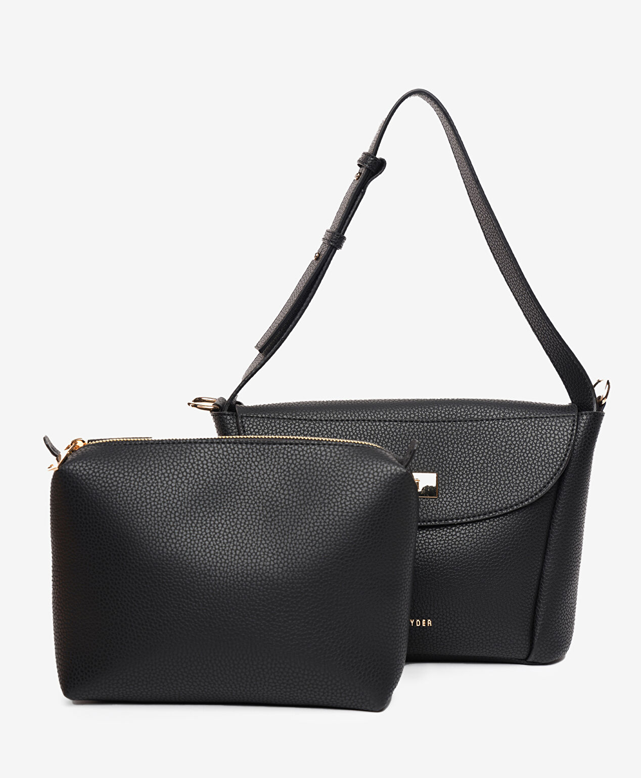 Kadın Siyah Omuz Çantası - 5