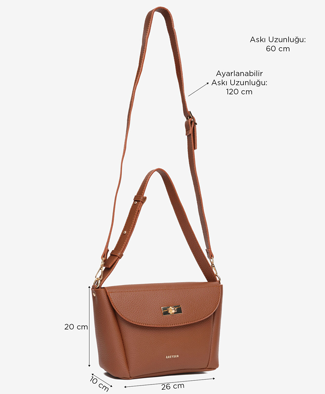 Kadın Taba Omuz Çantası - 2