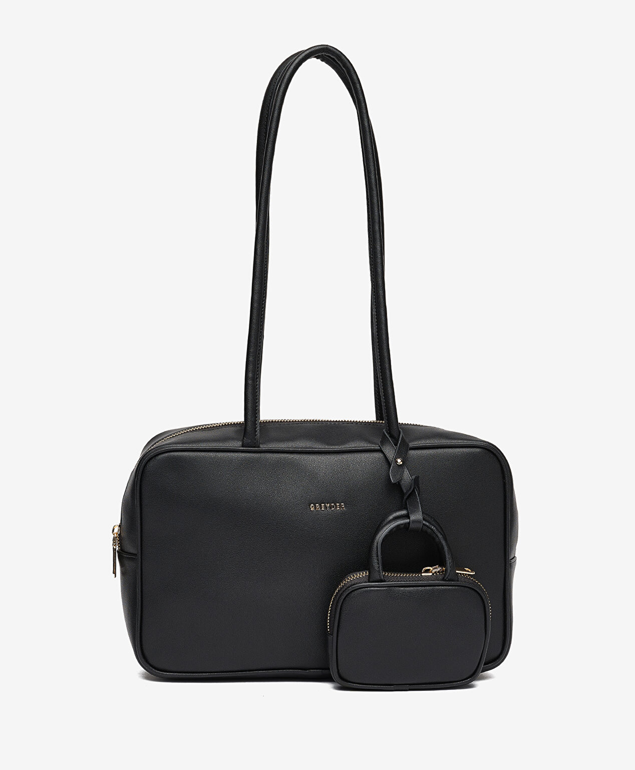 Kadın Siyah Omuz Çantası - 4