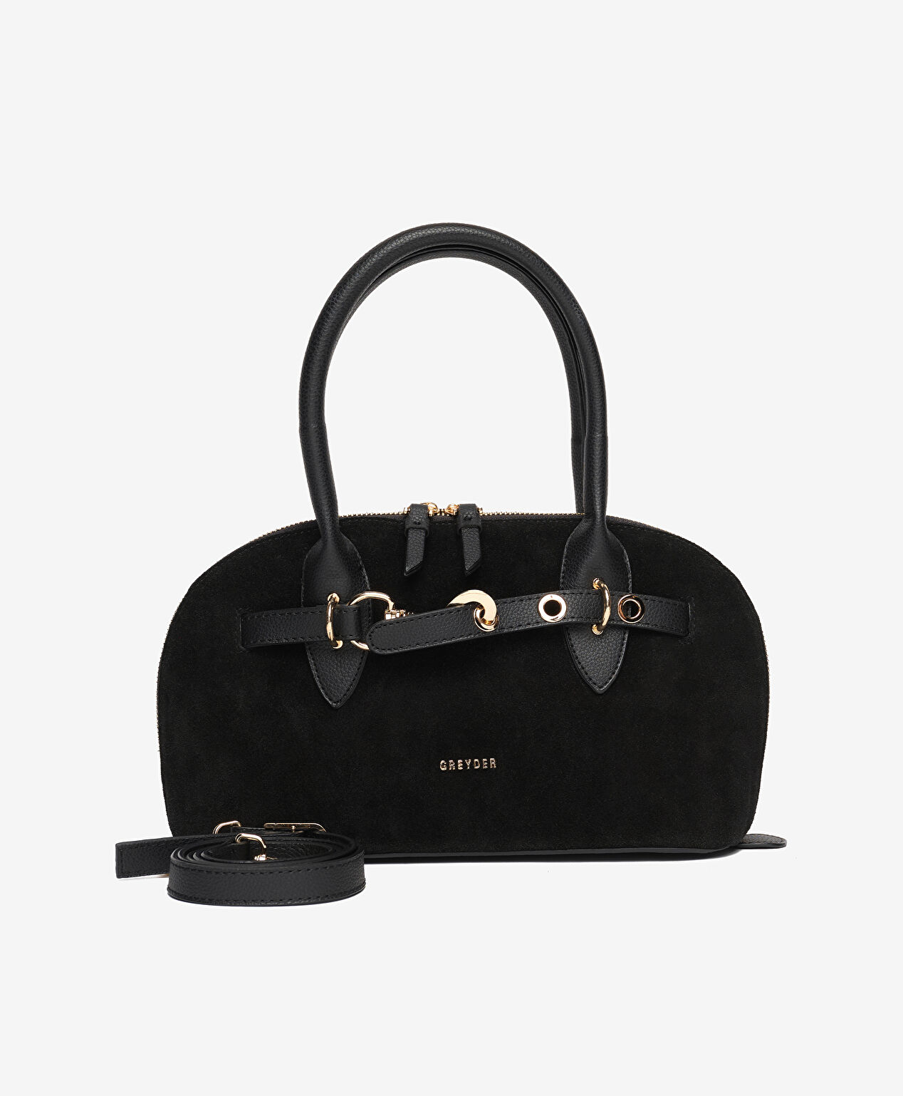 Kadın Siyah Hakiki Deri Çapraz Çanta - 3