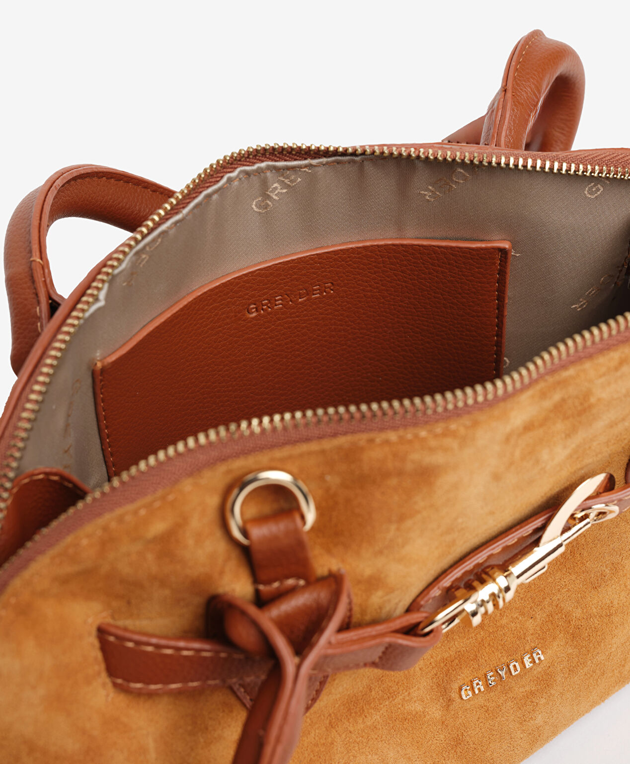 Kadın Taba Hakiki Deri Çapraz Çanta - 5