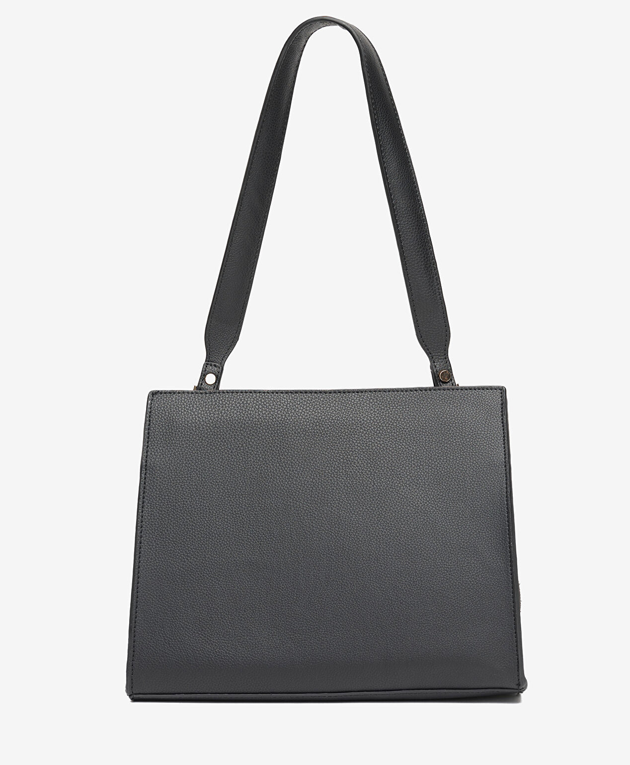 Kadın Siyah Hakiki Deri Kol Çantası - 3