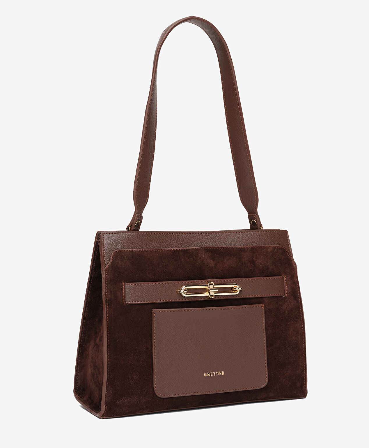 Kadın Kahverengi Hakiki Deri Kol Çantası - 2