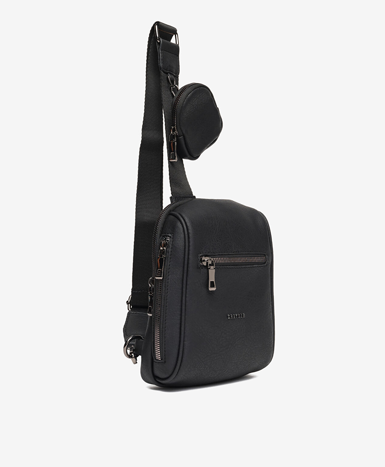 Kadın Siyah Hakiki Deri Çapraz Çanta - 2