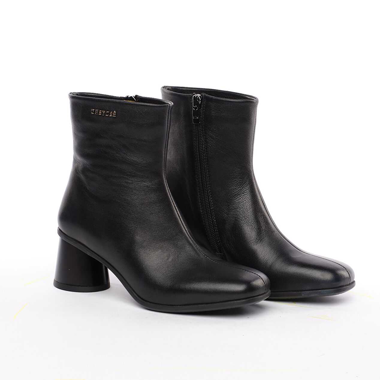 Kadın Siyah Hakiki Deri Bot - 3