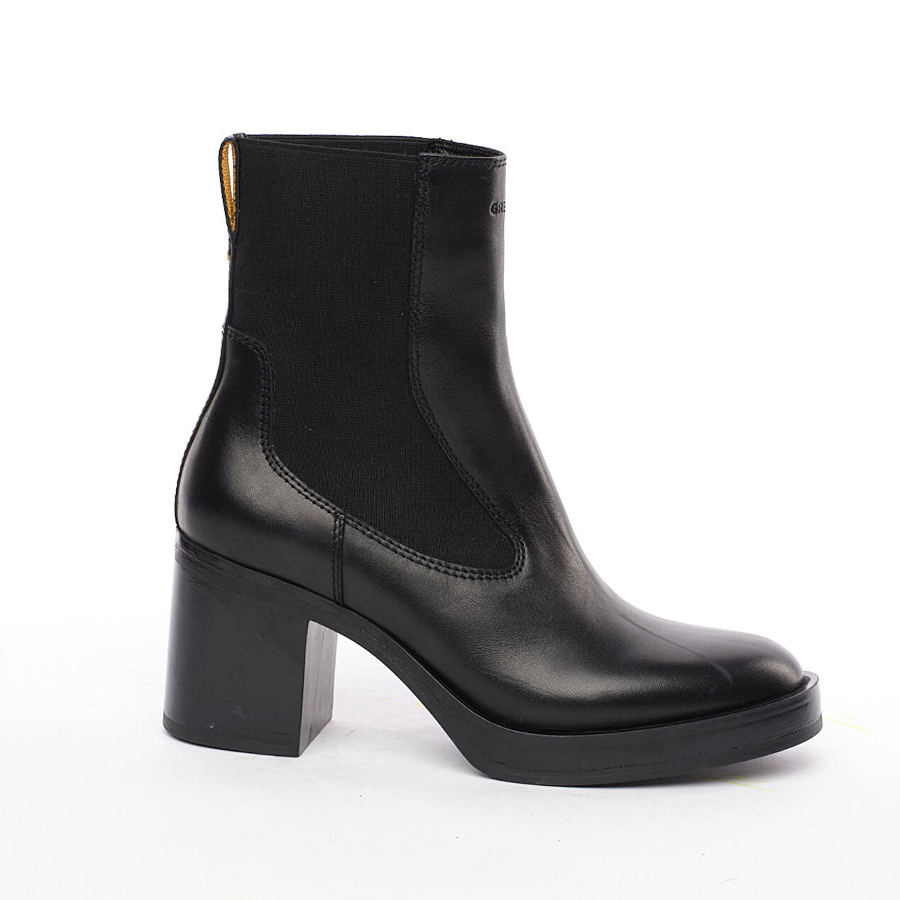 Kadın Siyah Hakiki Deri Topuklu Bot - 1