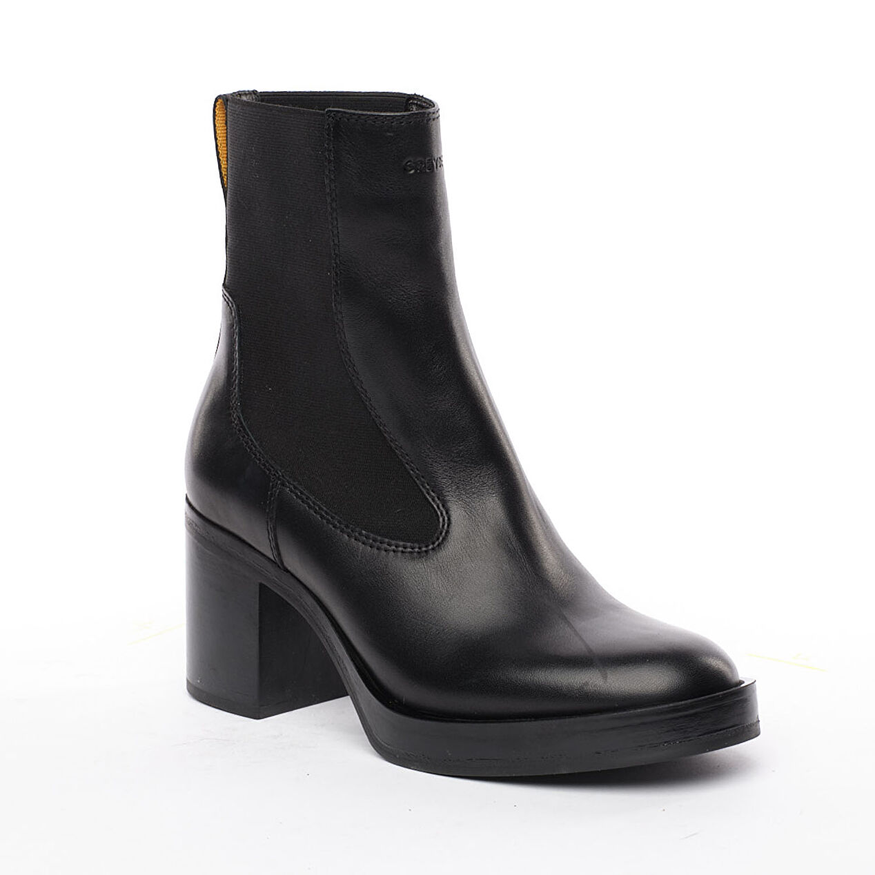 Kadın Siyah Hakiki Deri Topuklu Bot - 2