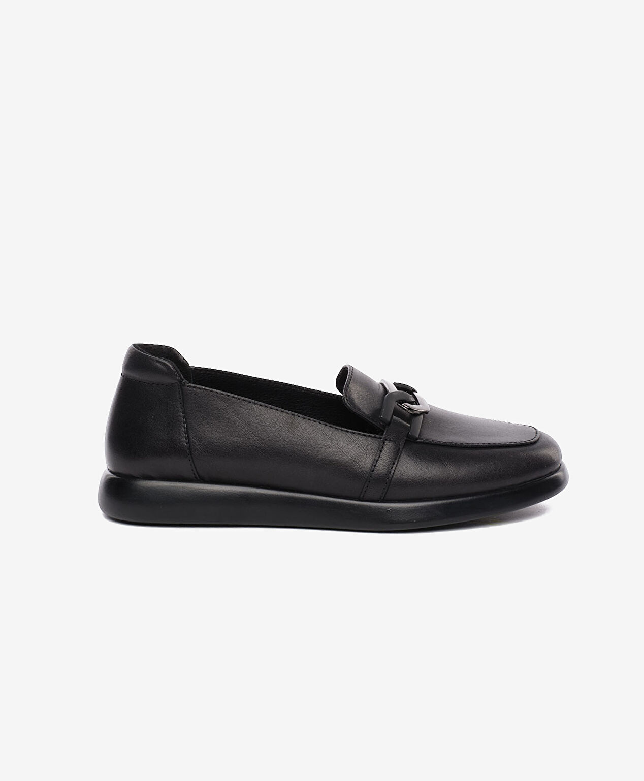 Kadın Siyah Hakiki Deri Comfort Ayakkabı - 1