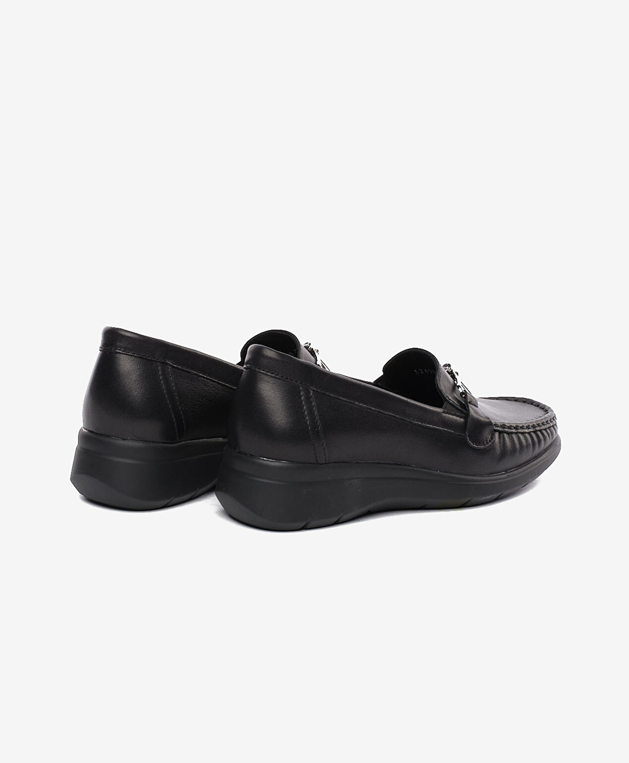 Kadın Siyah Hakiki Deri Comfort Ayakkabı - 4