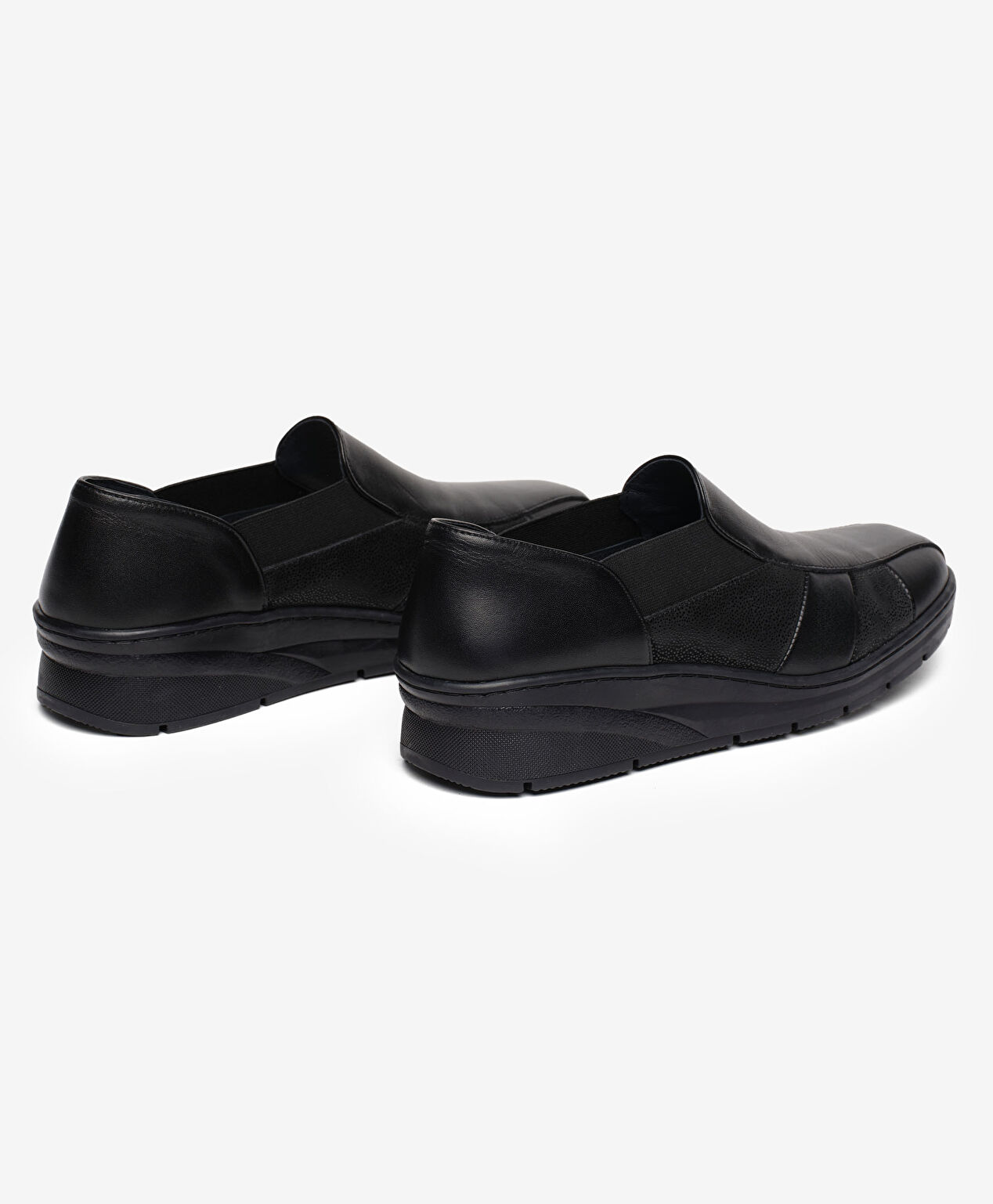 Kadın Siyah Hakiki Deri Comfort Ayakkabı - 4