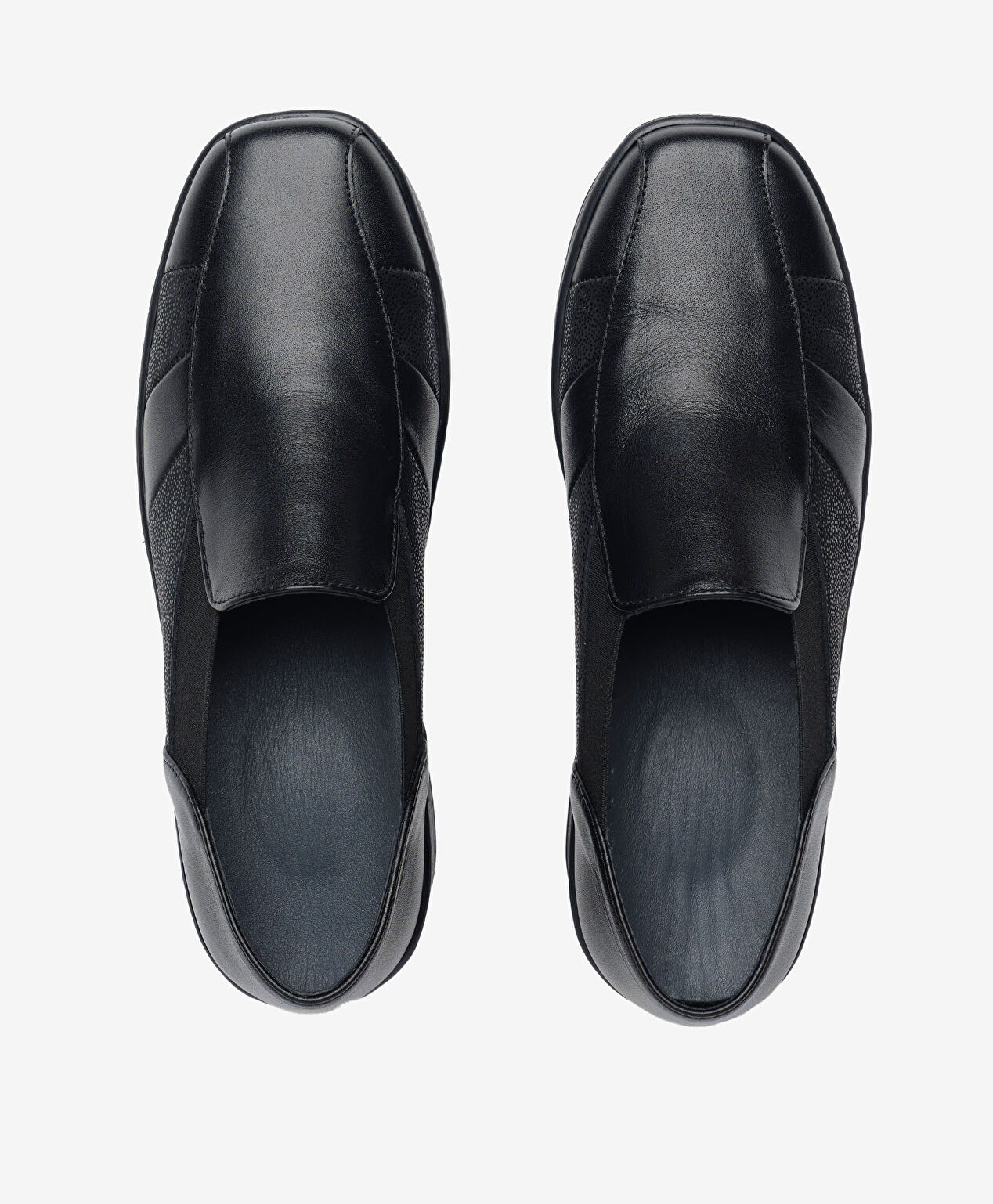 Kadın Siyah Hakiki Deri Comfort Ayakkabı - 5