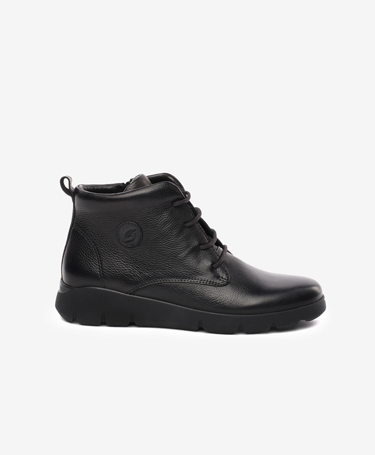 Kadın Siyah Hakiki Deri Comfort Bot - 1