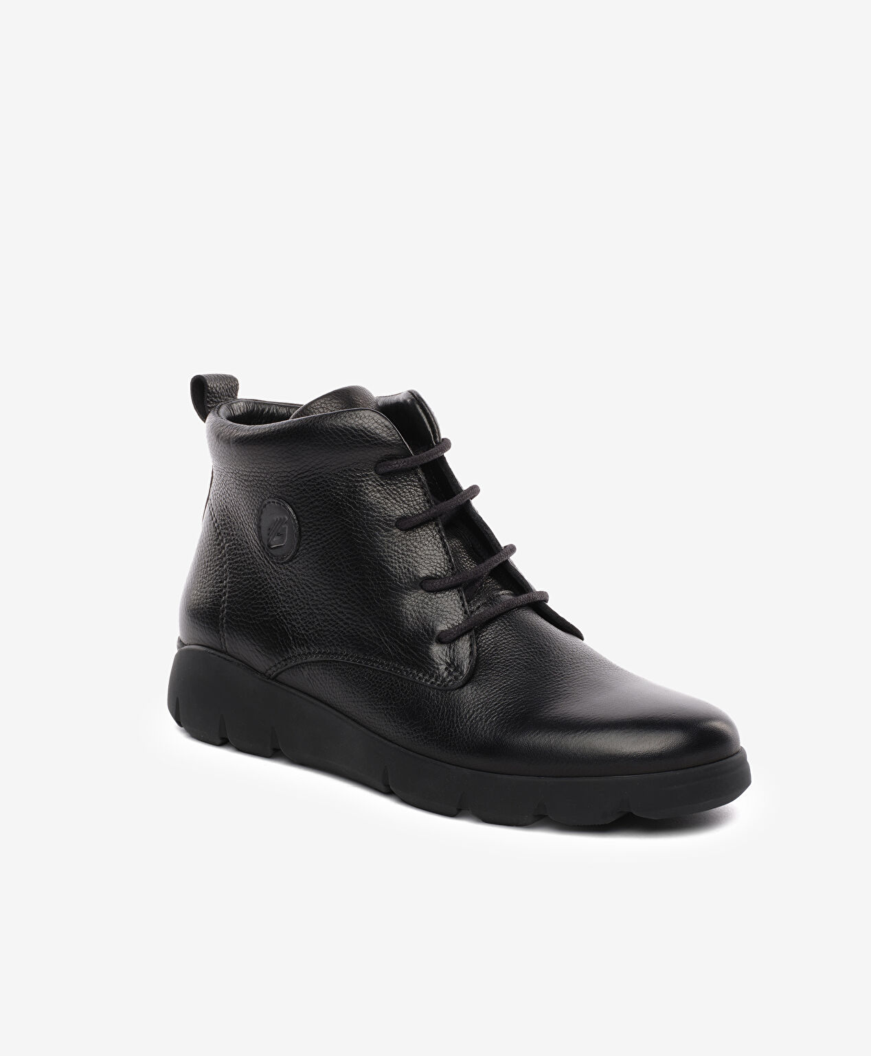 Kadın Siyah Hakiki Deri Comfort Bot - 2