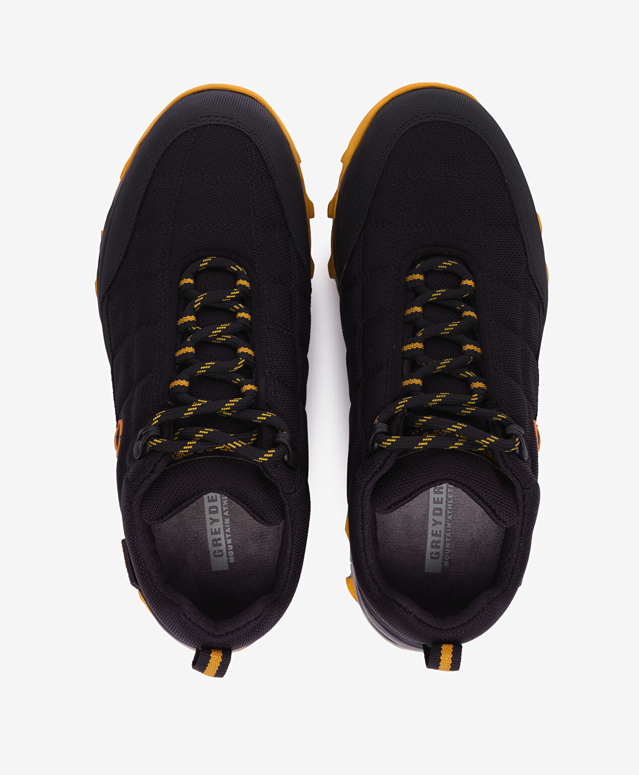 Kadın Siyah Sarı Su Geçirmez Outdoor Ayakkabı - 5