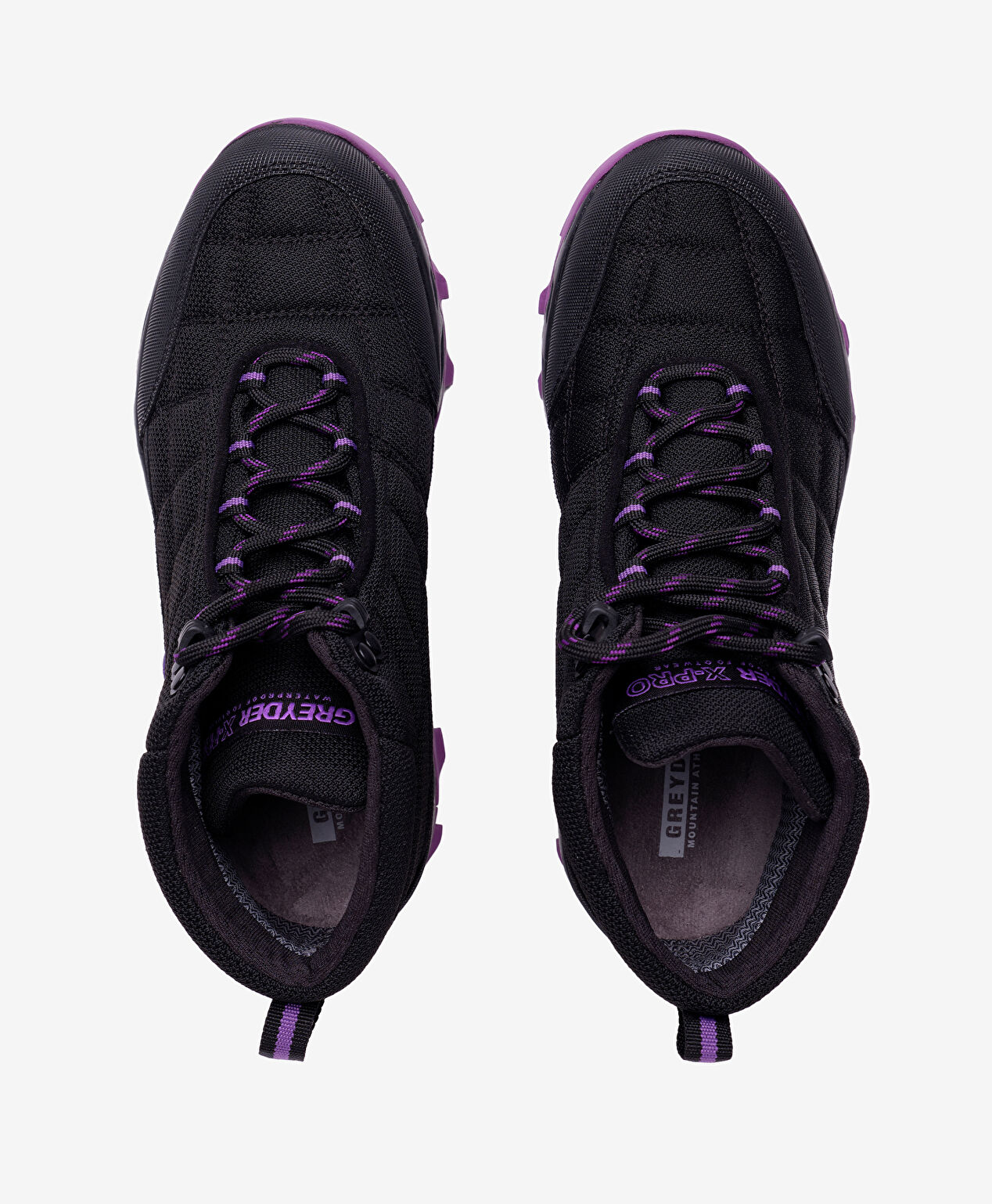 Kadın Siyah Mor Su Geçirmez Outdoor Bot - 5