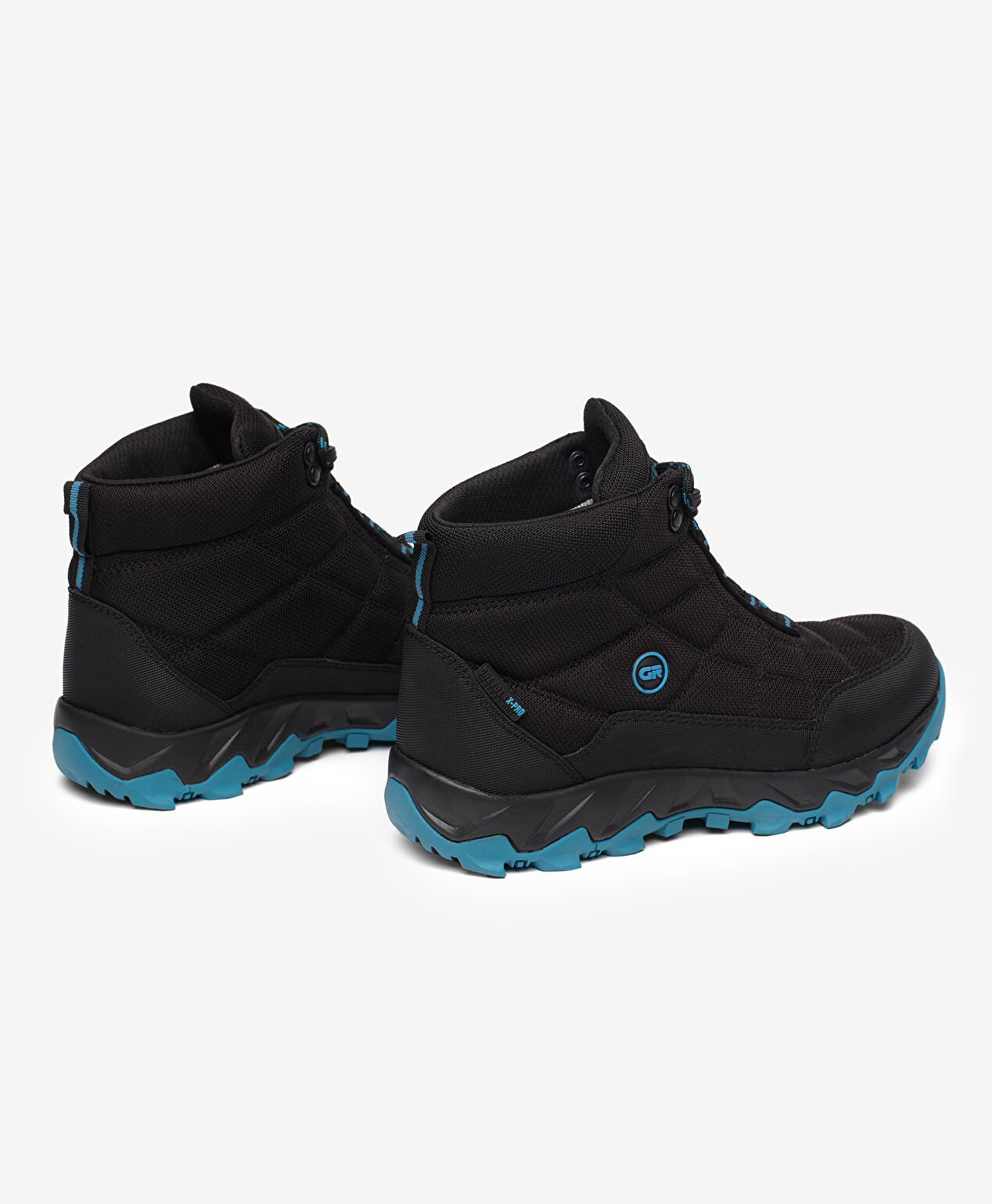 Kadın Siyah Lacivert Hakiki Deri Su Geçirmez Outdoor Bot - 4