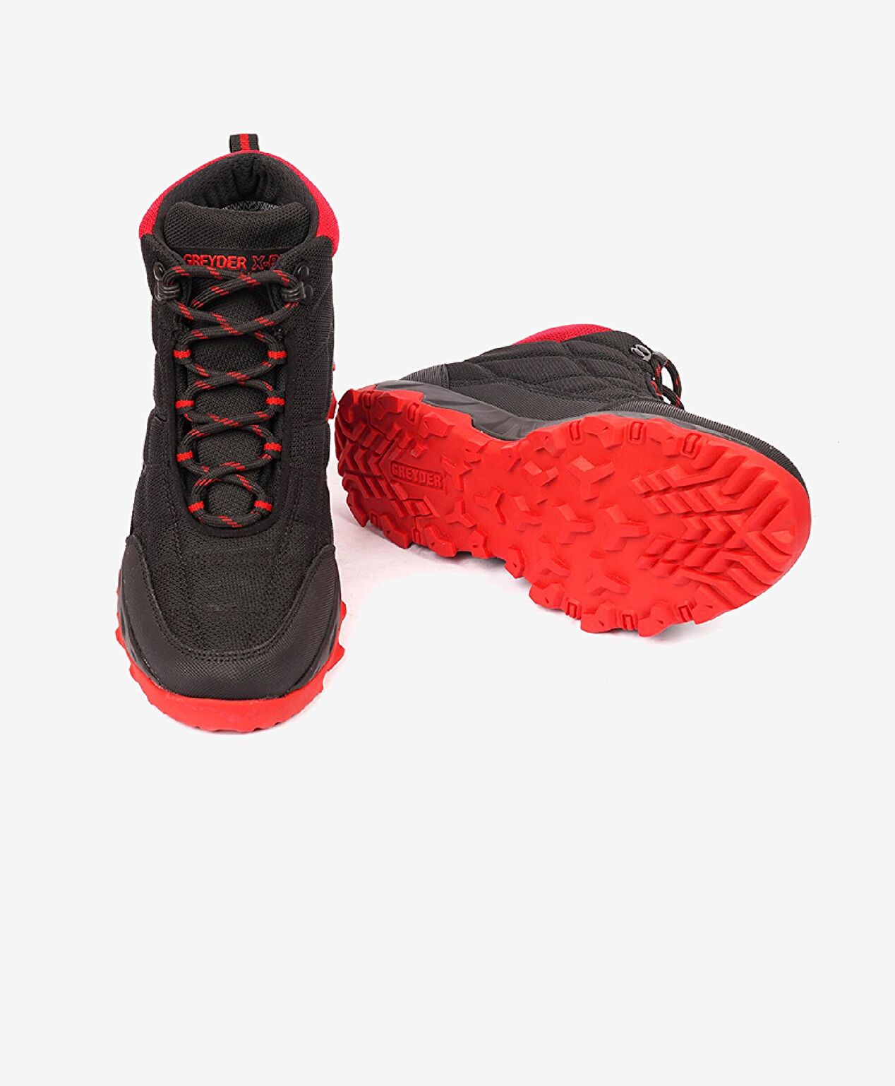 Kadın Siyah Kırmızı Outdoor Bot - 7