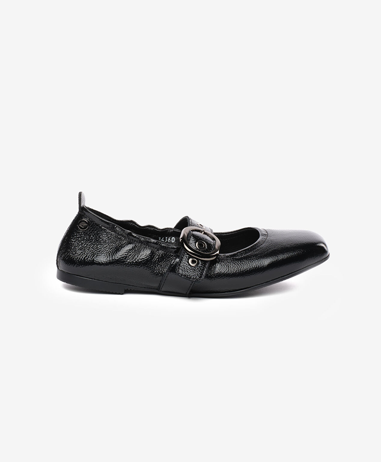 Kadın Siyah Hakiki Deri Babet - 1