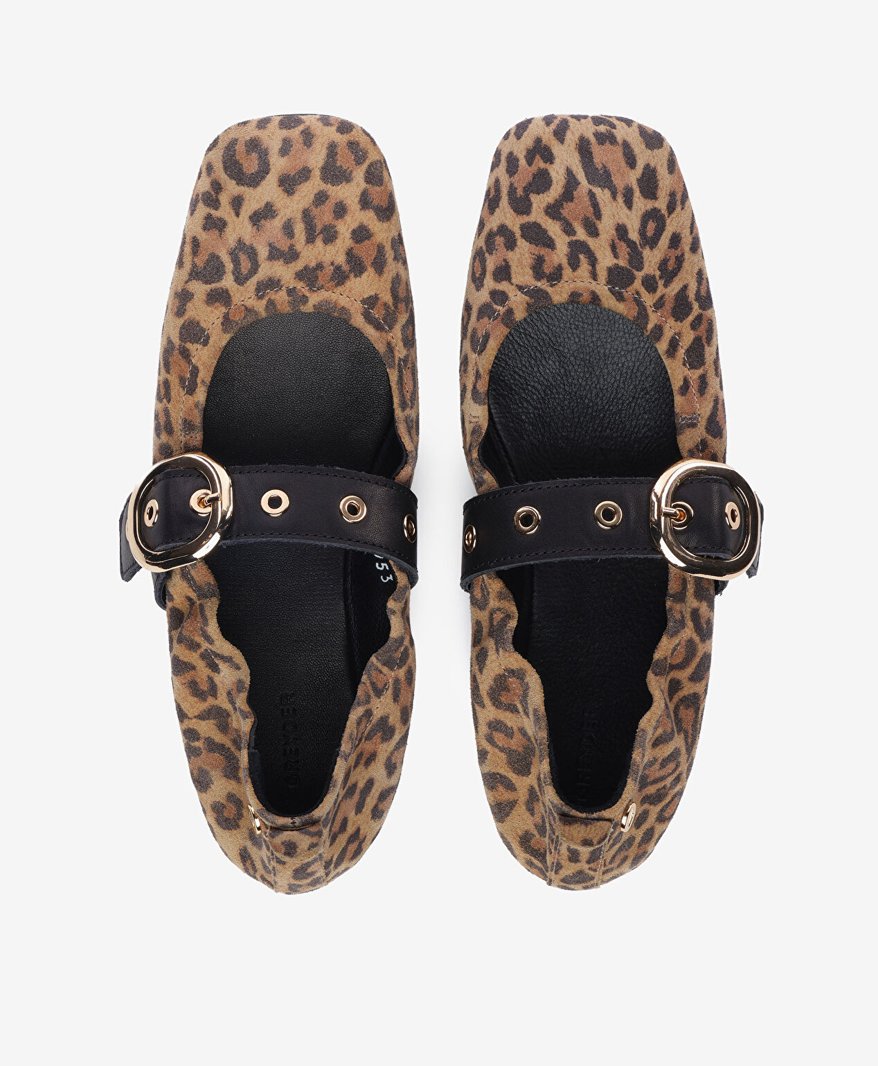 Kadın Leopar Hakiki Deri Babet - 5