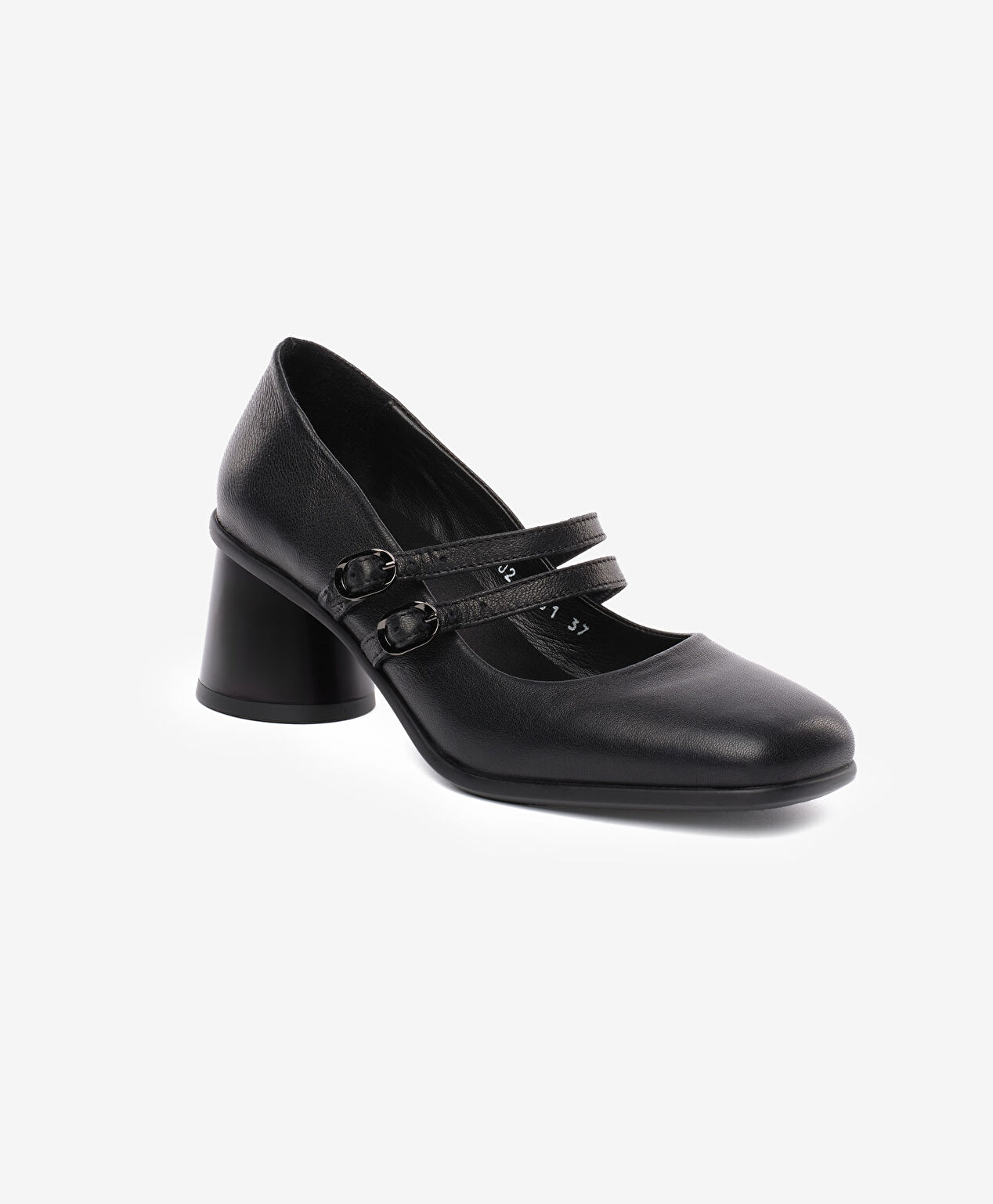 Kadın Siyah Hakiki Deri Klasik Ayakkabı - 2