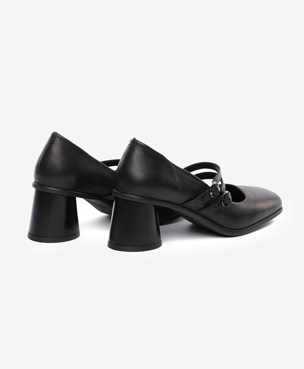Kadın Siyah Hakiki Deri Klasik Ayakkabı - 4