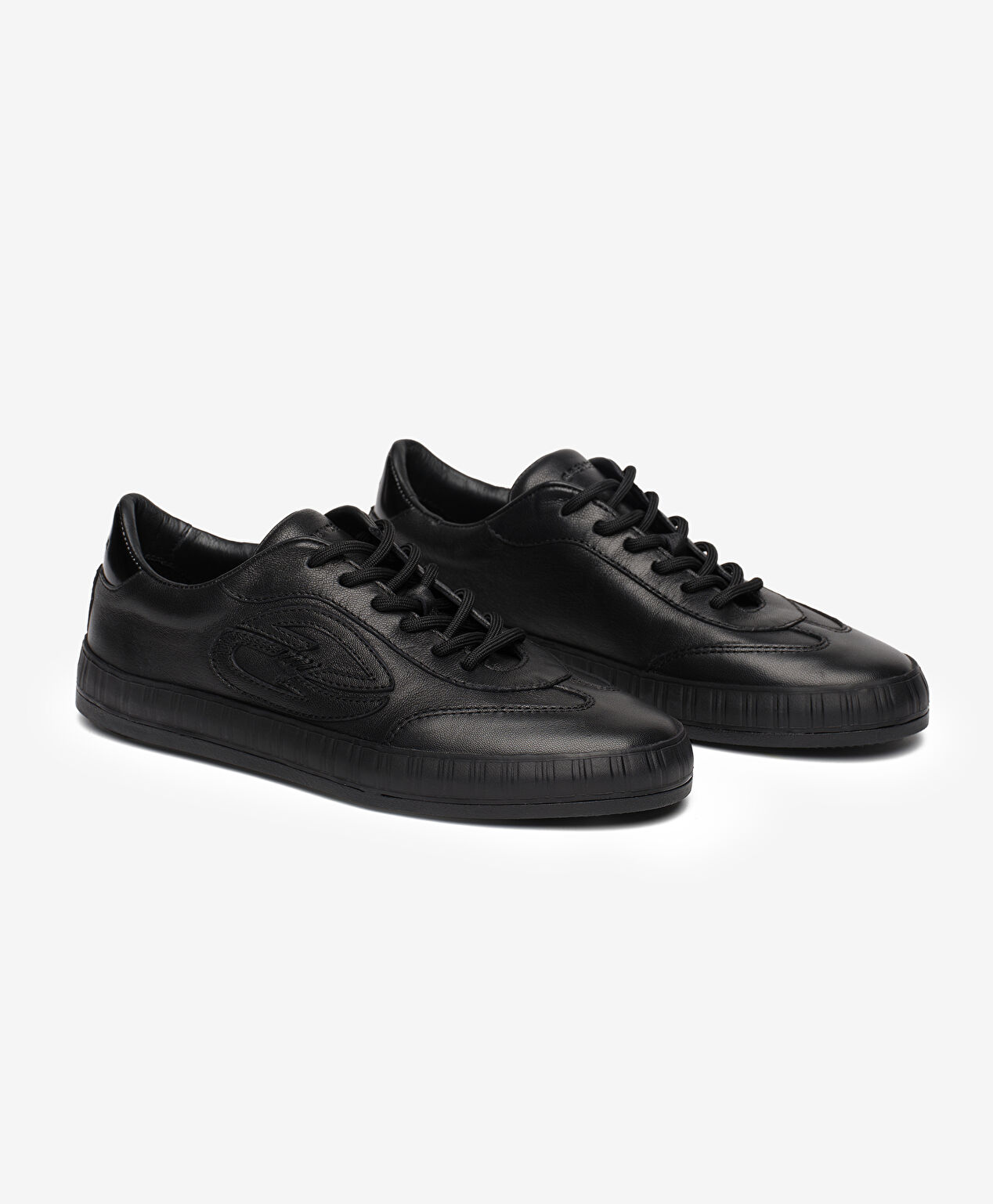 Kadın Siyah Hakiki Deri Sneaker Ayakkabı - 3