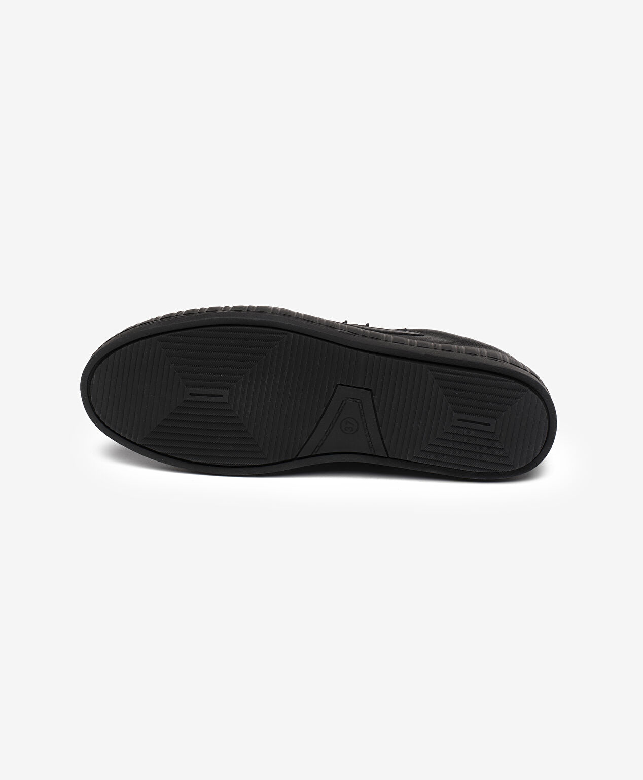Kadın Siyah Hakiki Deri Sneaker Ayakkabı - 6