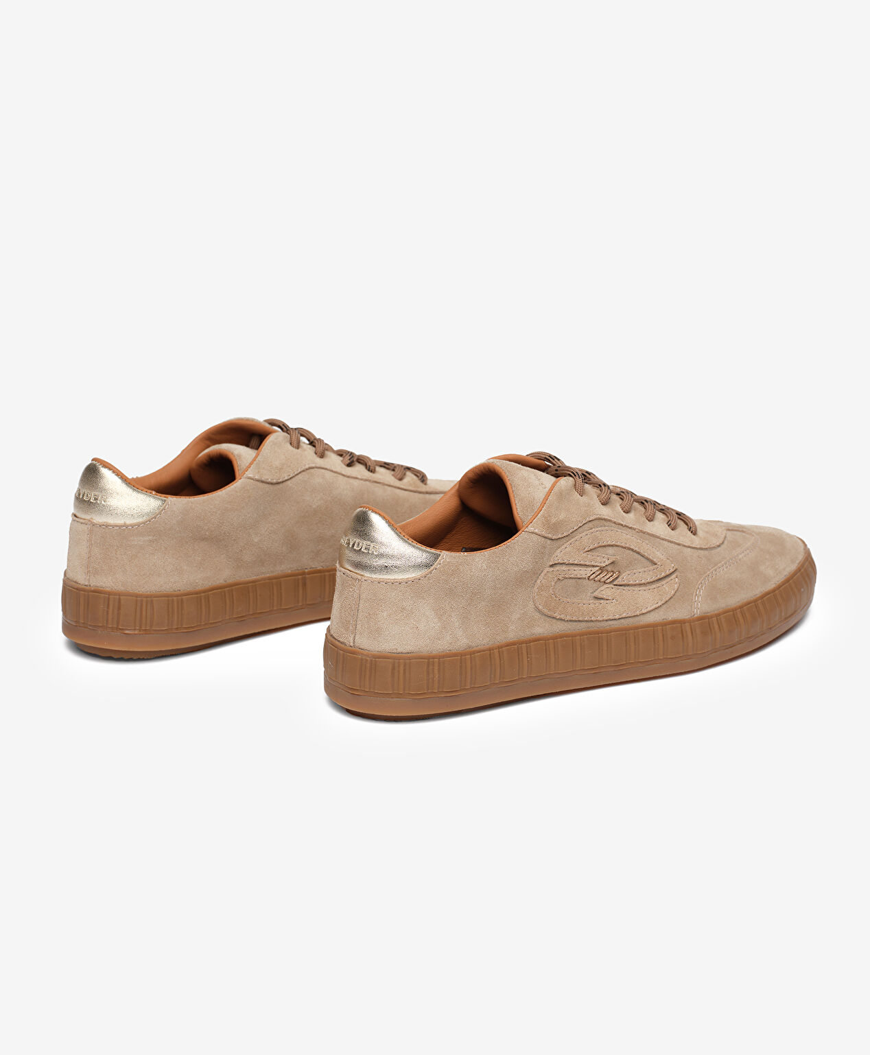 Kadın Vizon Hakiki Deri Sneaker Ayakkabı - 4