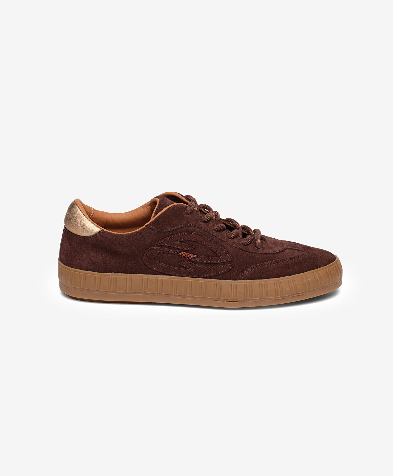 Kadın Kahverengi Hakiki Deri Sneaker Ayakkabı - 1