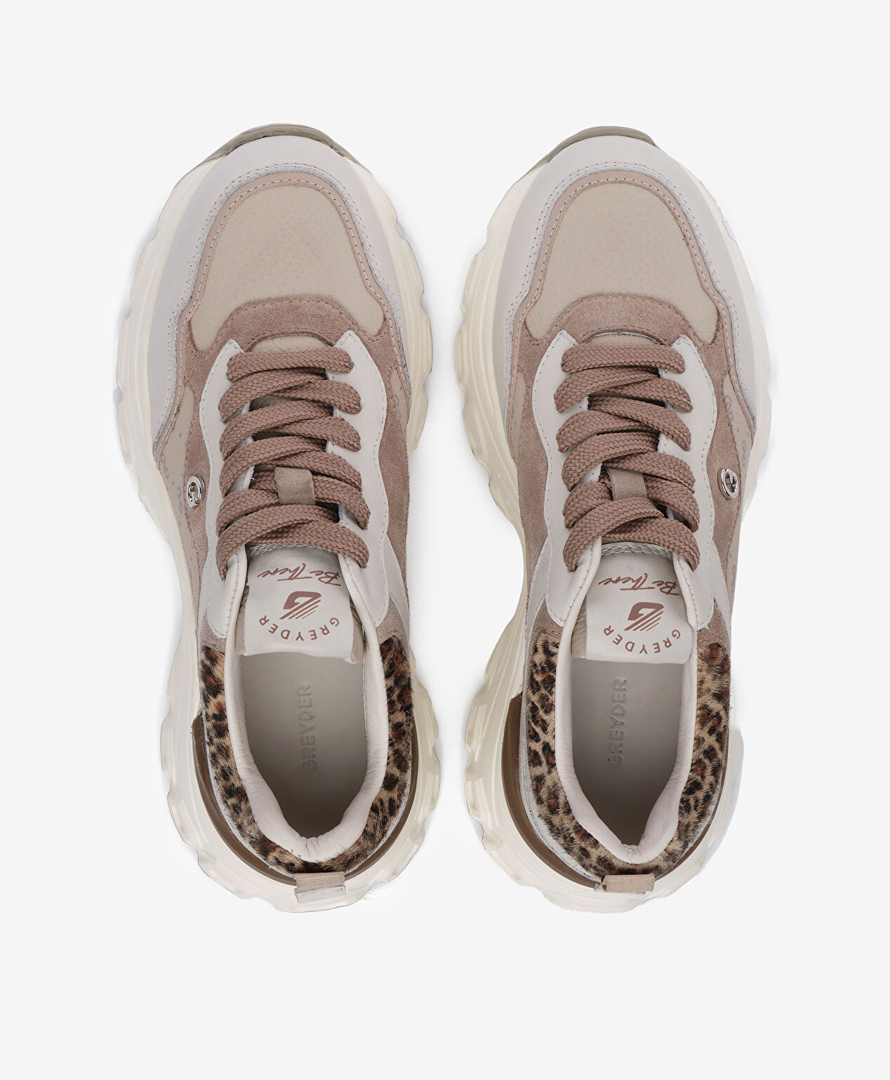 Kadın Kirli Beyaz Hakiki Deri Spor Ayakkabı - 5