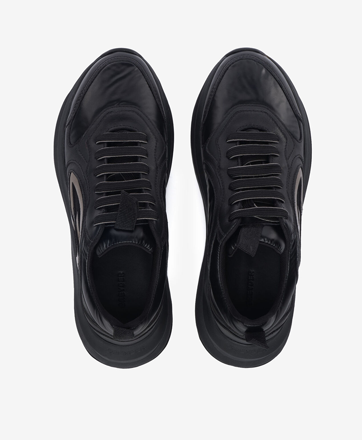 Kadın Siyah Bronz Hakiki Deri Spor Ayakkabı - 5